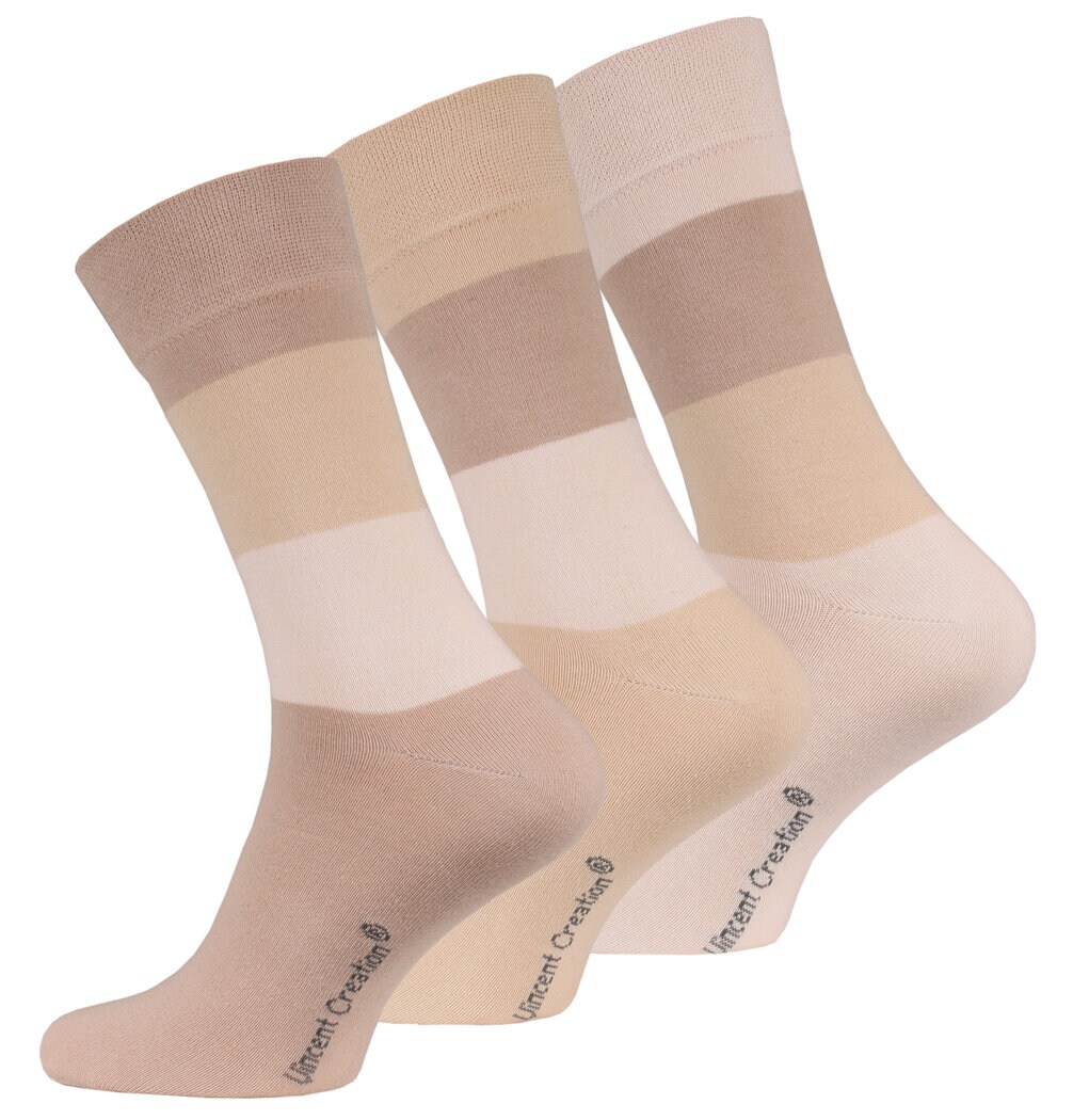 Vincent Creation&reg; 6 Paar Casual Socken "With Stripes" - Bild 1
