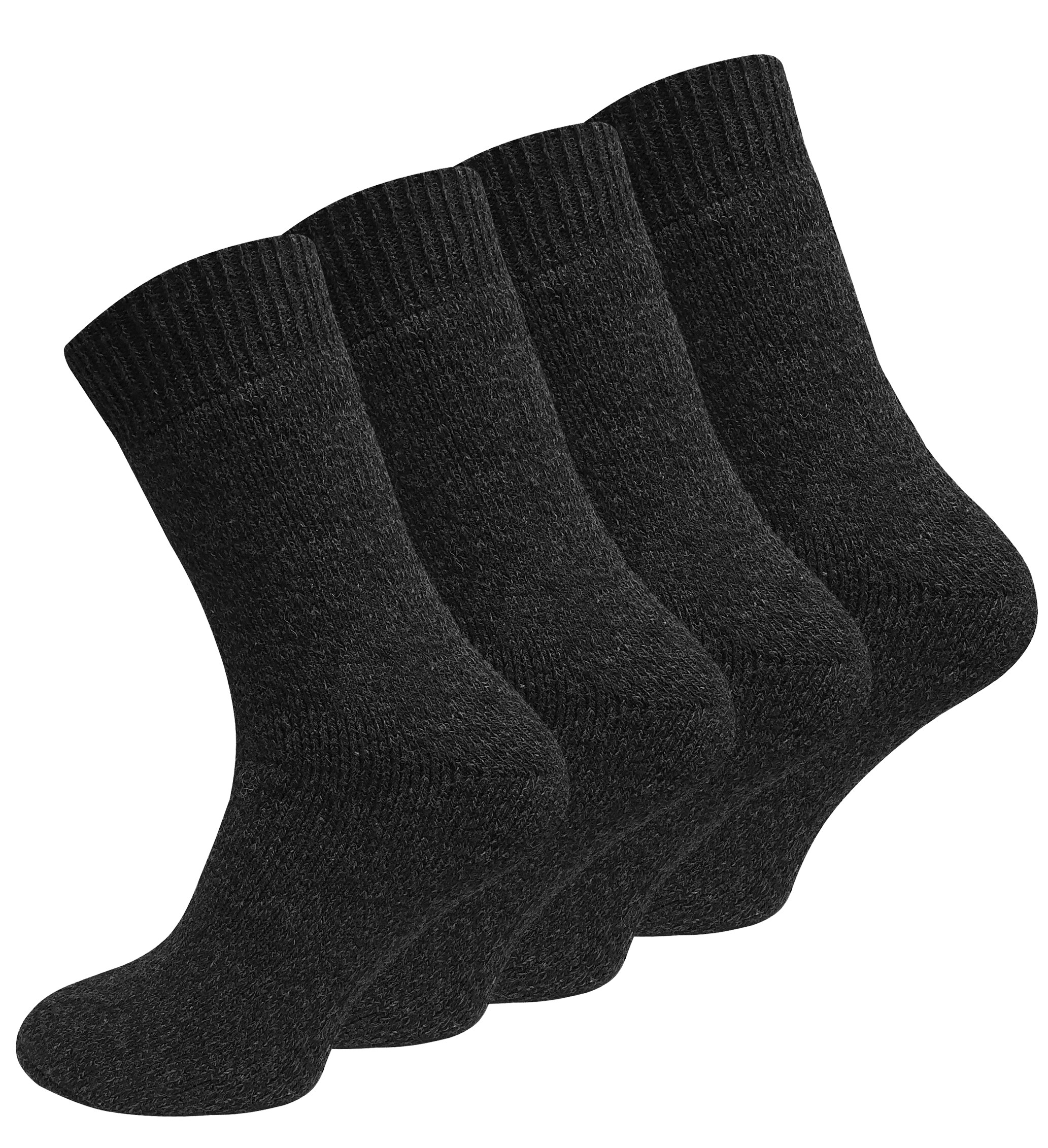 Cotton Prime&reg; NORWEGER Socken 4 Paar, mit Vollpl&uuml;sch - Bild 1