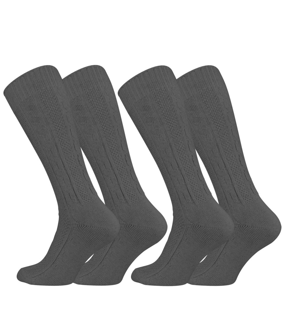 Cotton Prime&reg; Unisex Trachtensocken 2 Paar, mit Zopfmuster - Bild 1