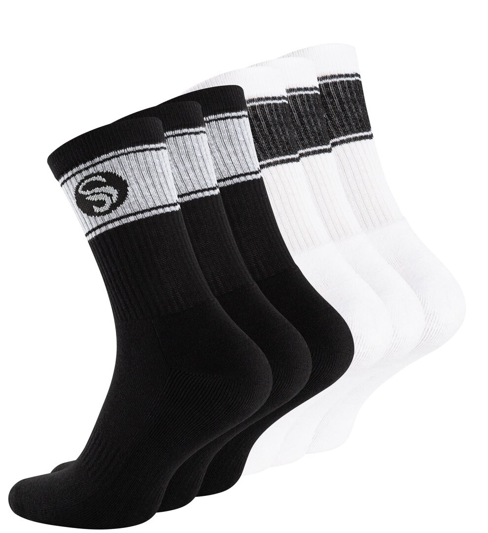 Stark Soul&reg; 6 Paar Sportsocken im RETRO Design - Frotteesohle - Bild 1