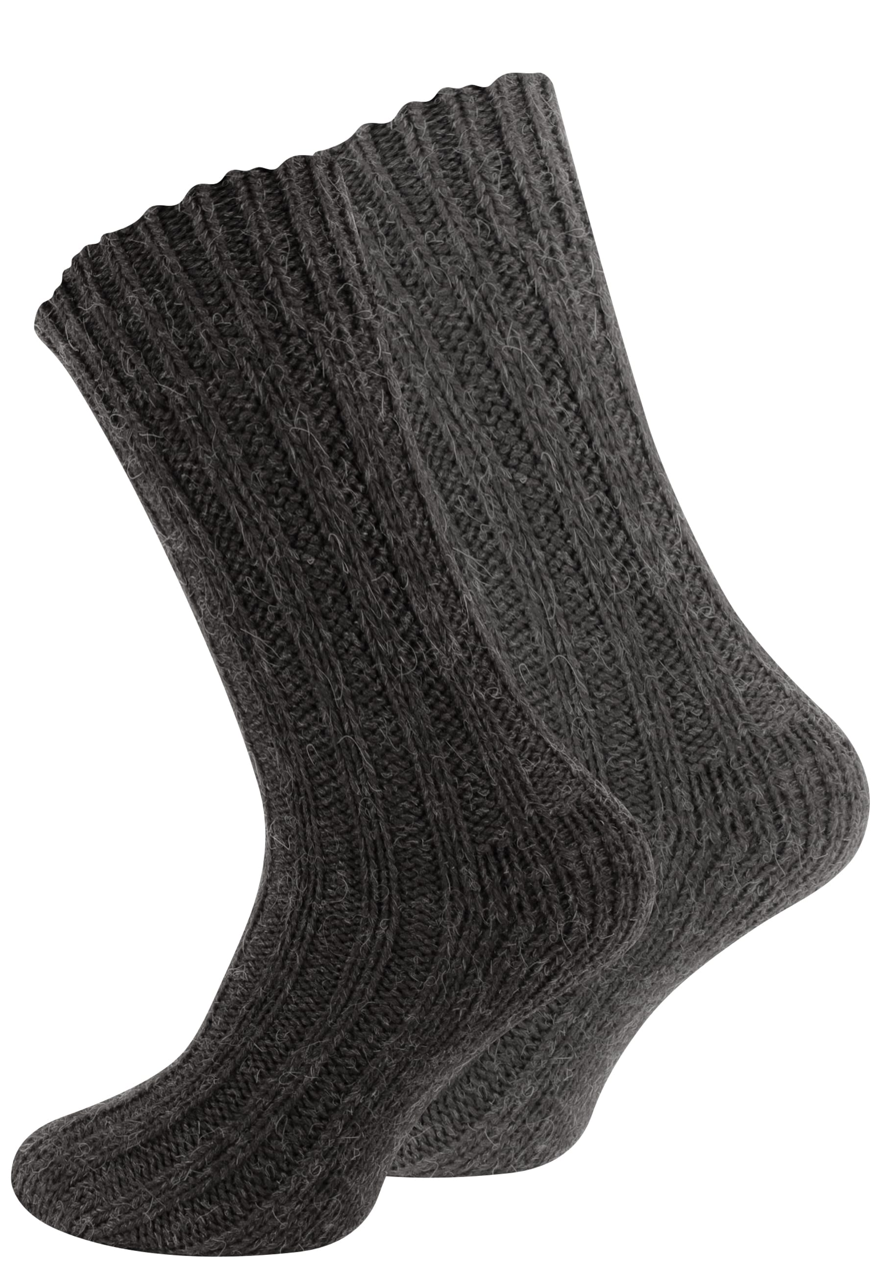 Cotton Prime&reg; 4 Paar Stricksocken mit Alpakawolle Unisex Alpakasocken - Bild 1