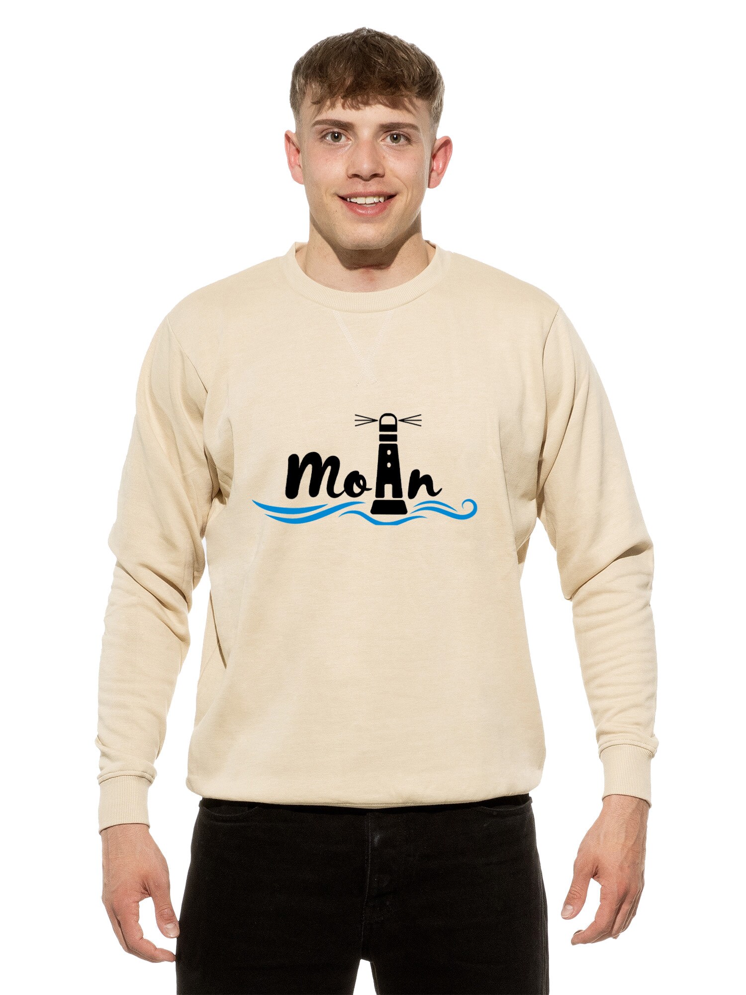 Cotton Prime&reg; Sweatshirt Leuchtturm Moin - Bild 1