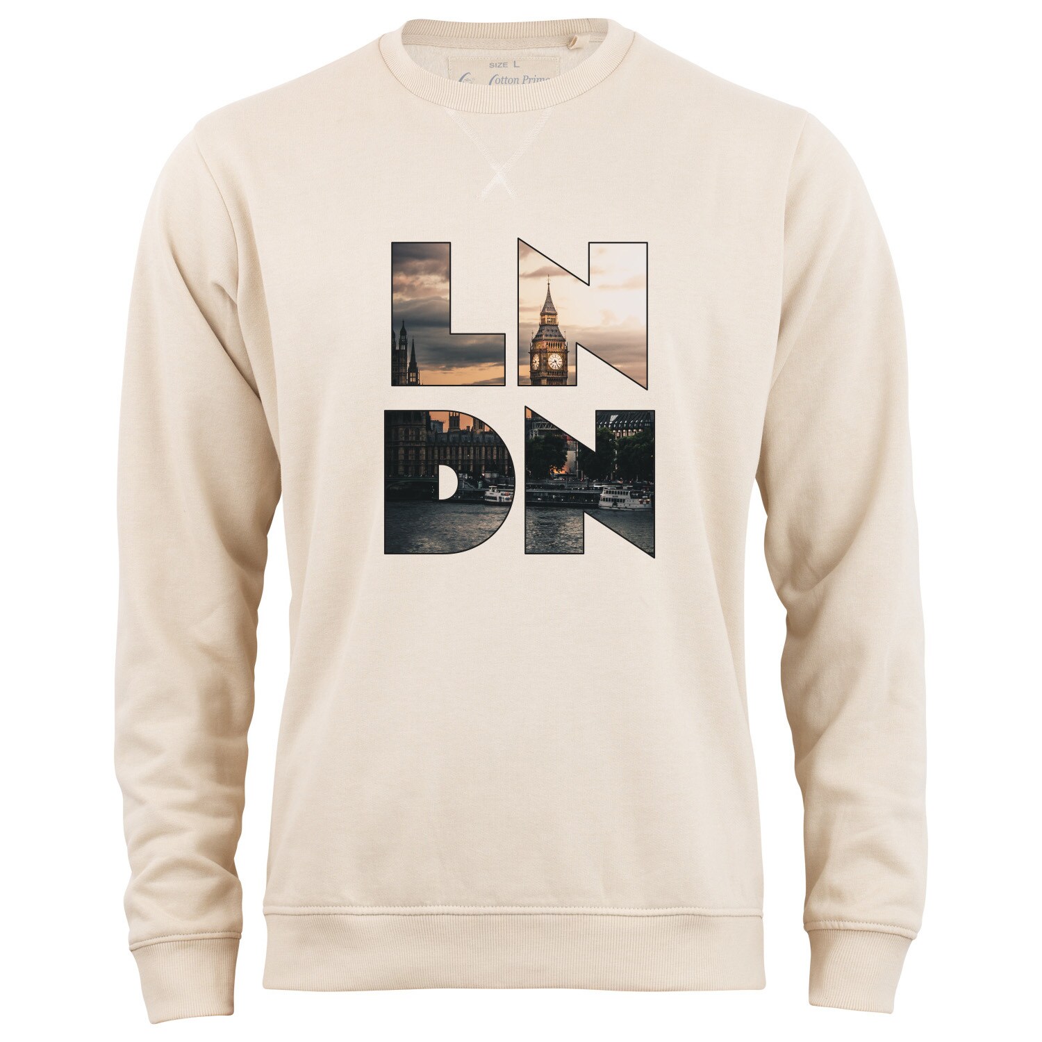 Cotton Prime&reg; Sweatshirt Skyline  London - Weltenbummler Kollektion - Bild 1