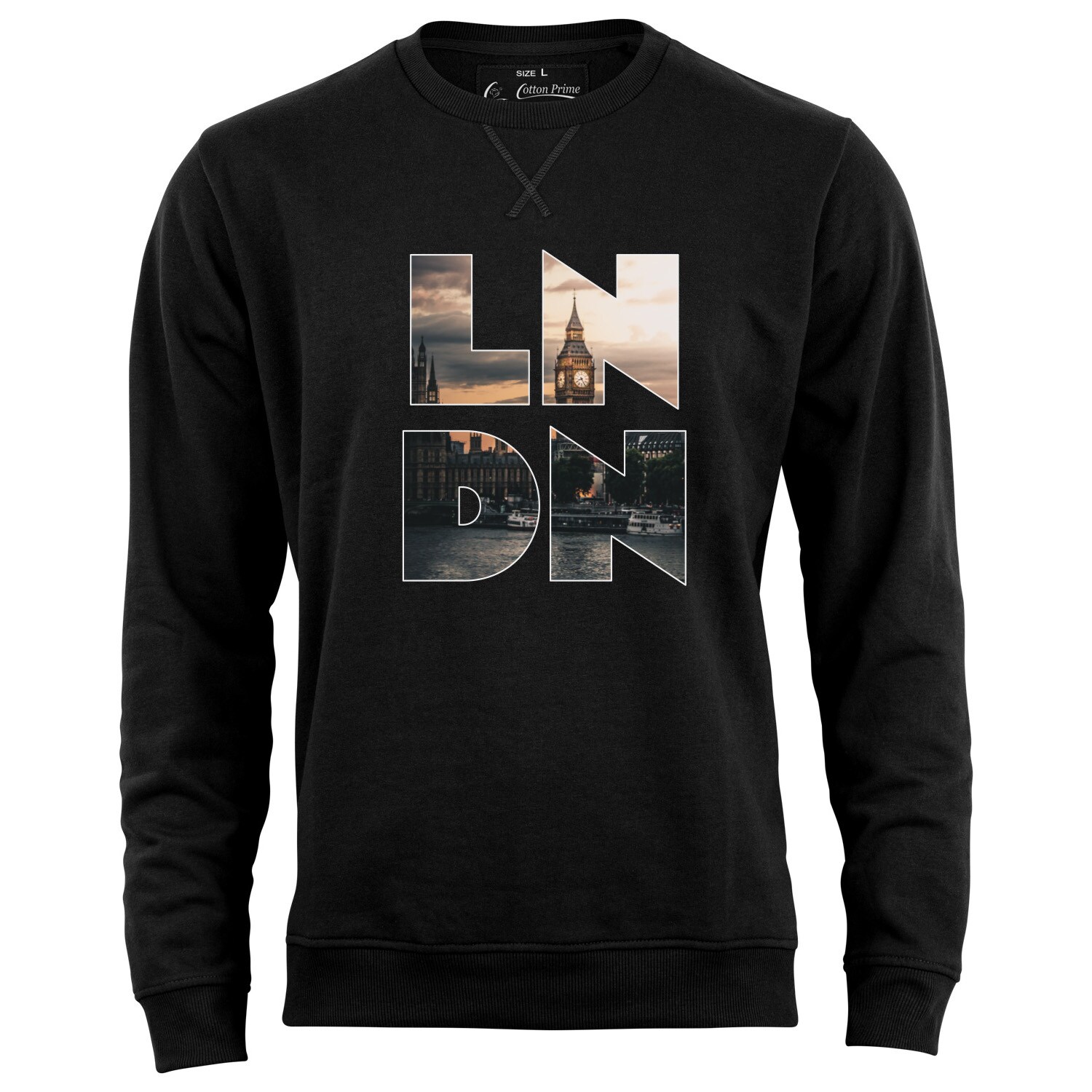 Cotton Prime&reg; Sweatshirt Skyline  London - Weltenbummler Kollektion - Bild 1