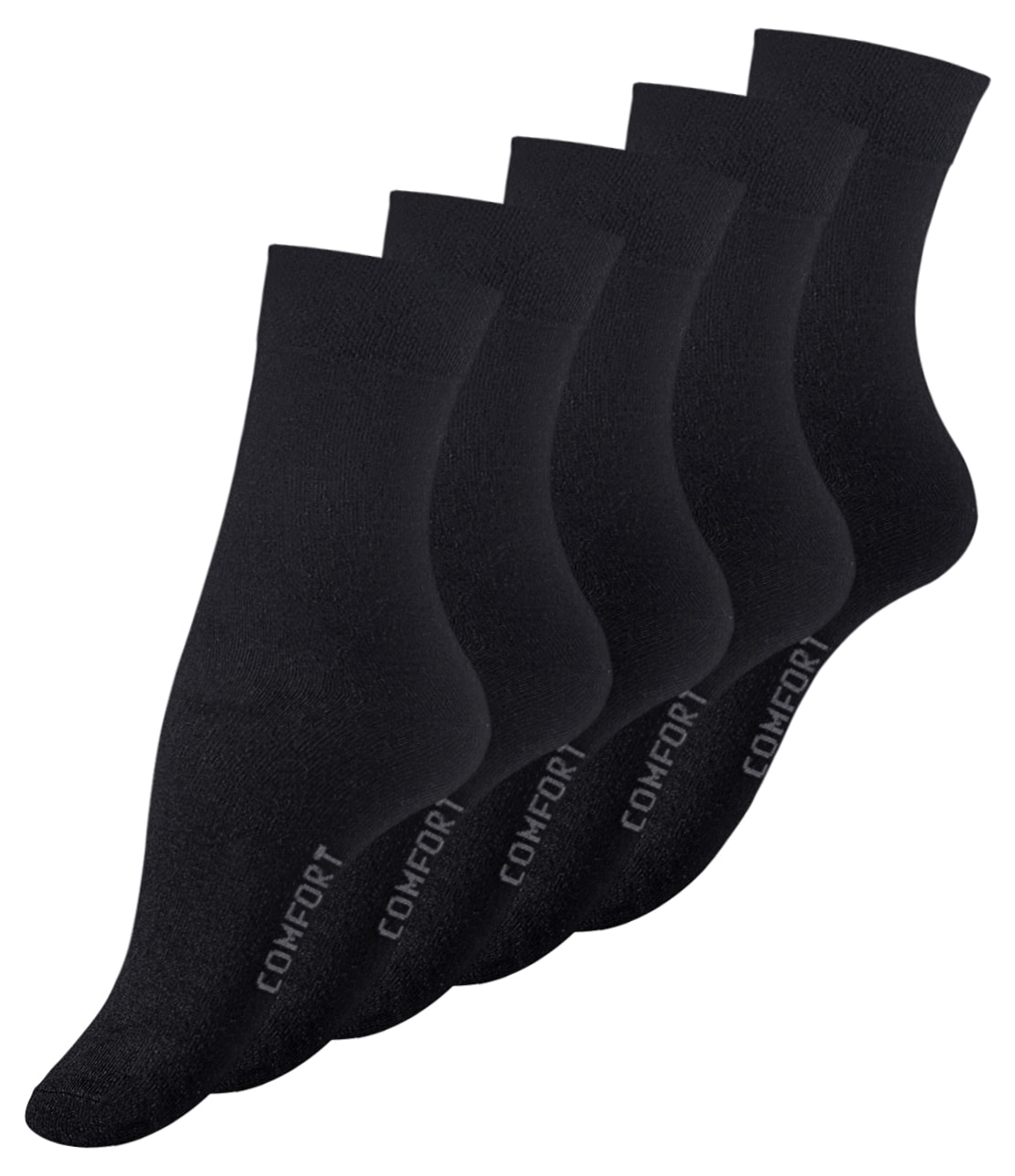 Cotton Prime&reg; 10 Paar Socken Basicsocken ohne Gummibund, Komfortsocken - Bild 1