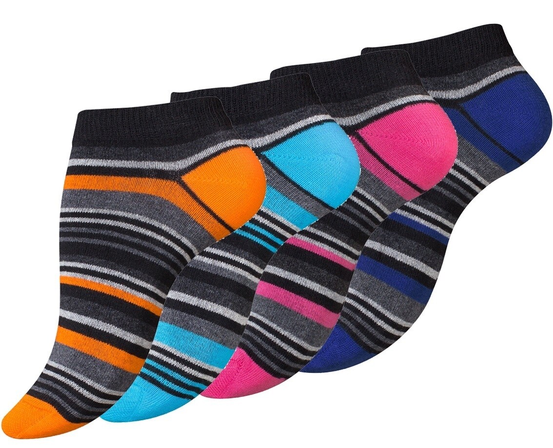 Vincent Creation&reg; Sneaker Socken 8 Paar, mit Ringel - Bild 1