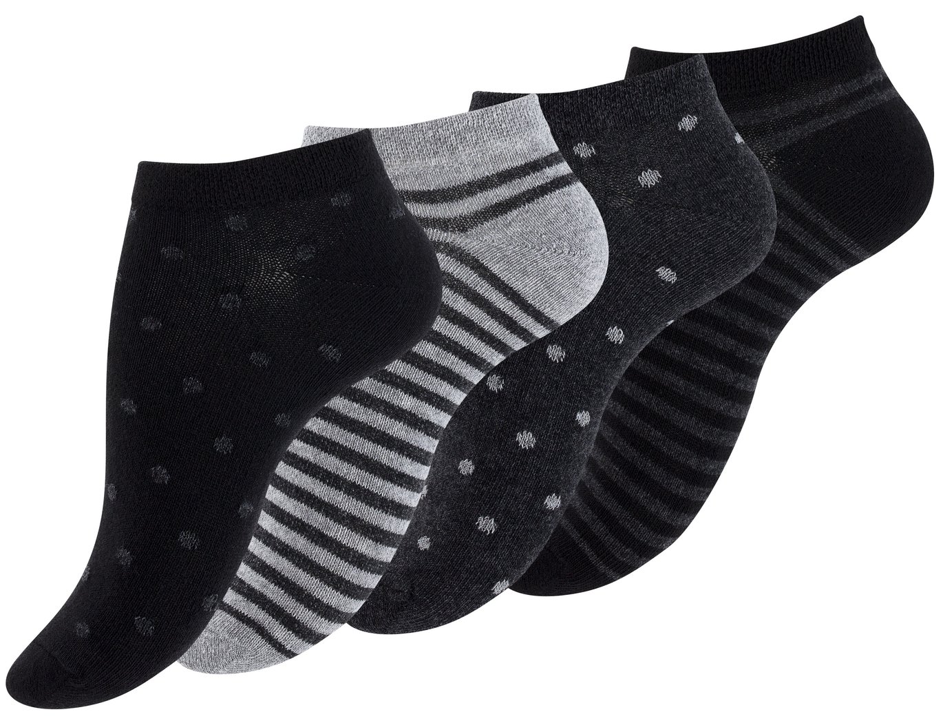 Vincent Creation&reg; Sneaker Socken "Dot&acute;s and Stripes" 8 Paar - Bild 1