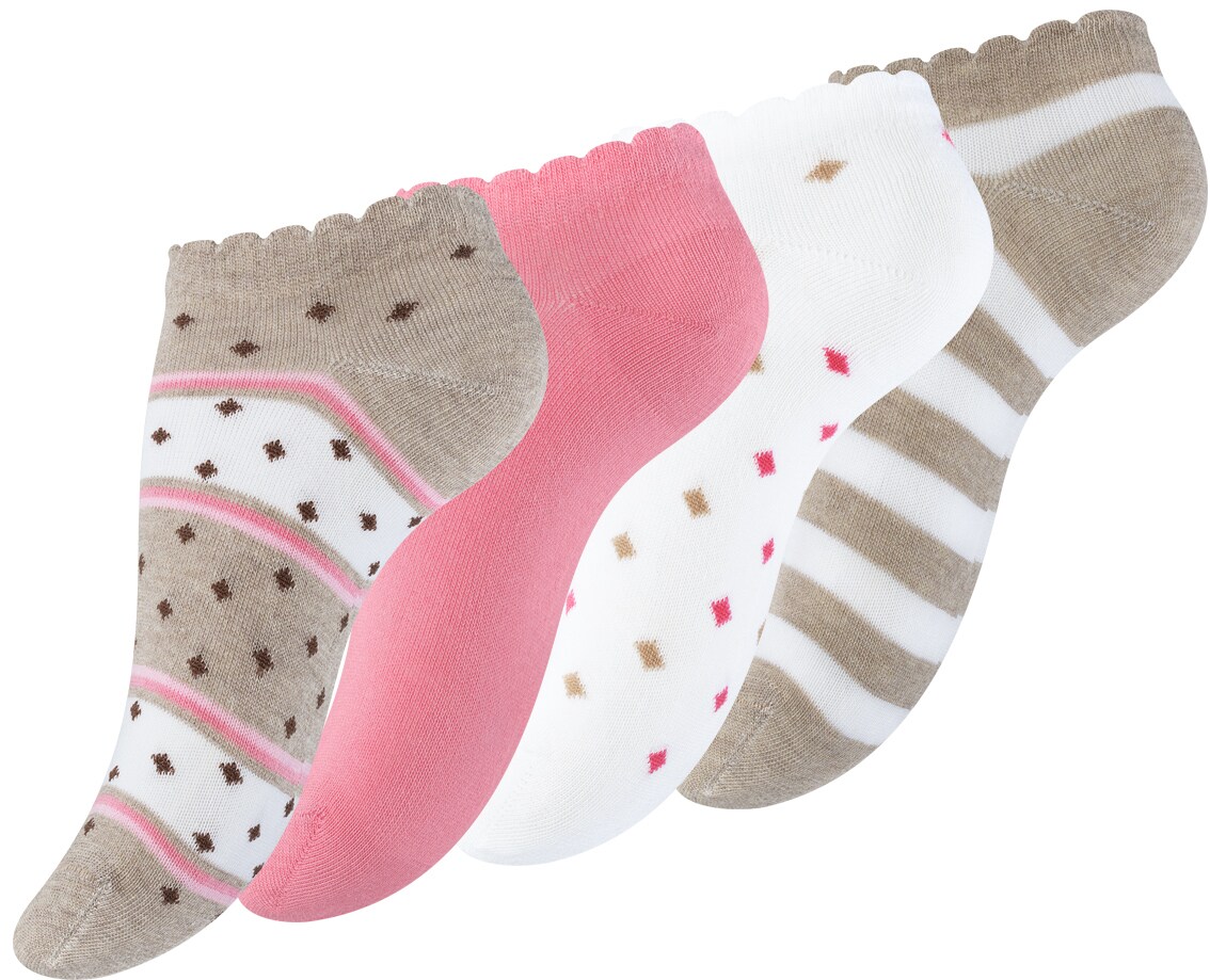 Vincent Creation&reg; 8 Paar Sneaker Socken - Geo Dots & Stripes - Bild 1