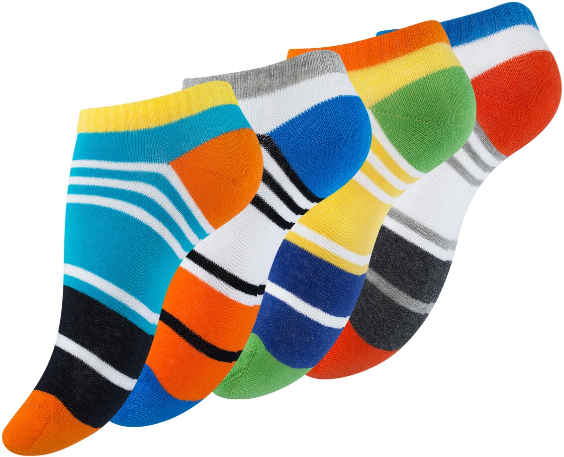 Vincent Creation&reg; Sneaker Socken 8 Paar, "Color Block" Design - Bild 1