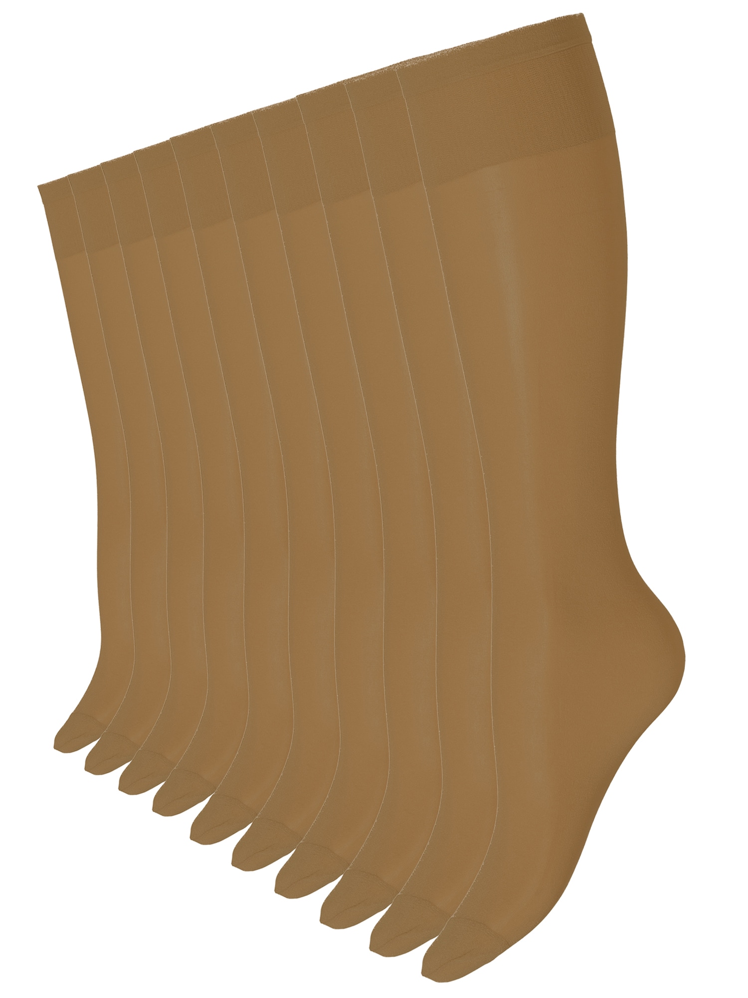 Yenita&reg; Feinkniestr&uuml;mpfe 60 Den 10 Paar Kniestr&uuml;mpfe - Bild 1