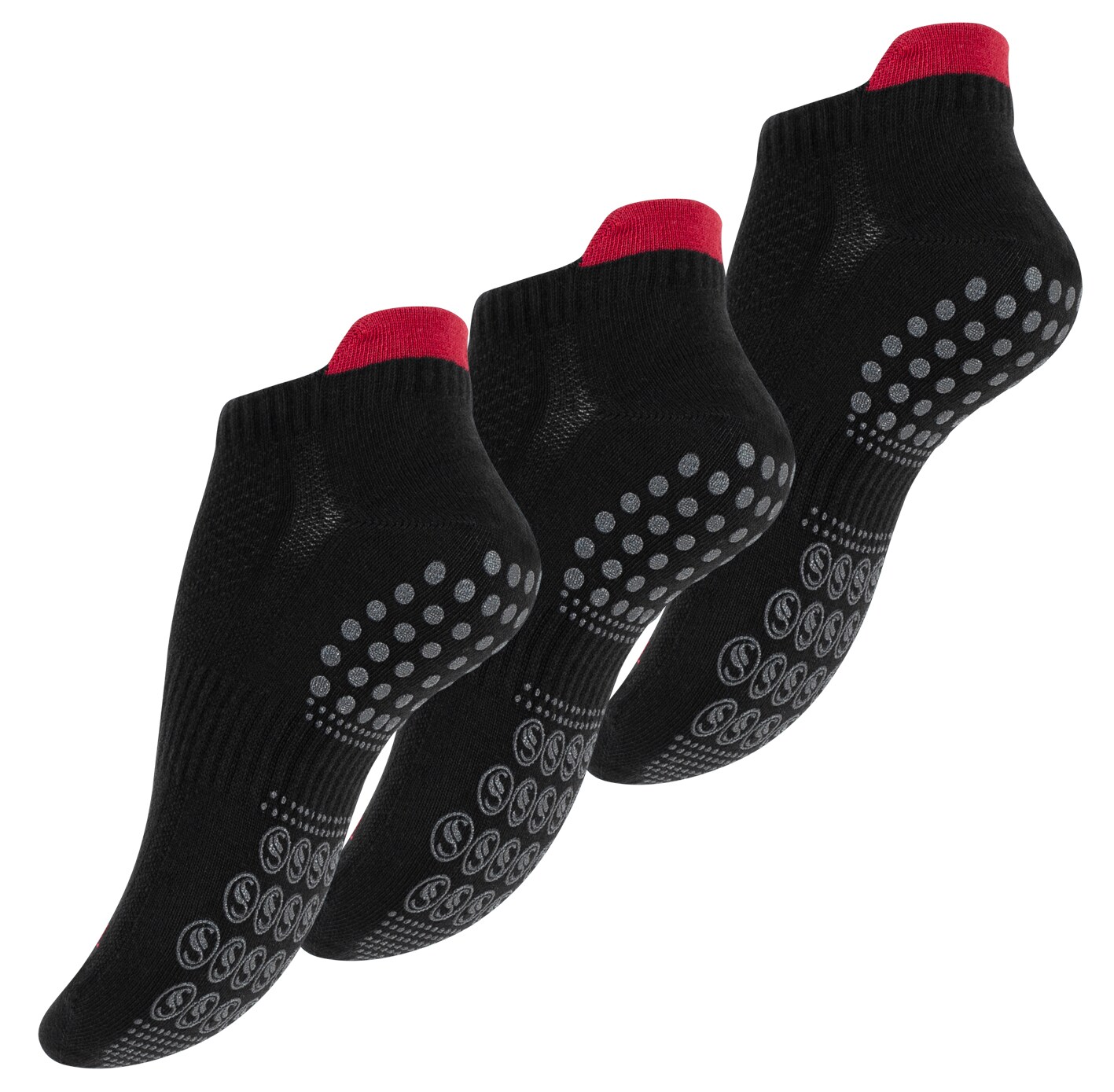 Stark Soul&reg; Rutschfeste Sportsocken 3 Paar f&uuml;r Yoga und Pilates - Bild 1