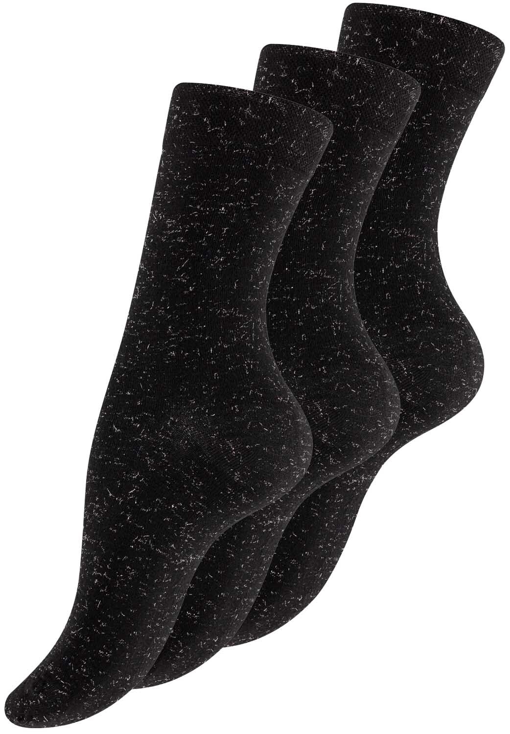 Yenita&reg; 3 Paar Lurex Socken - Bild 1