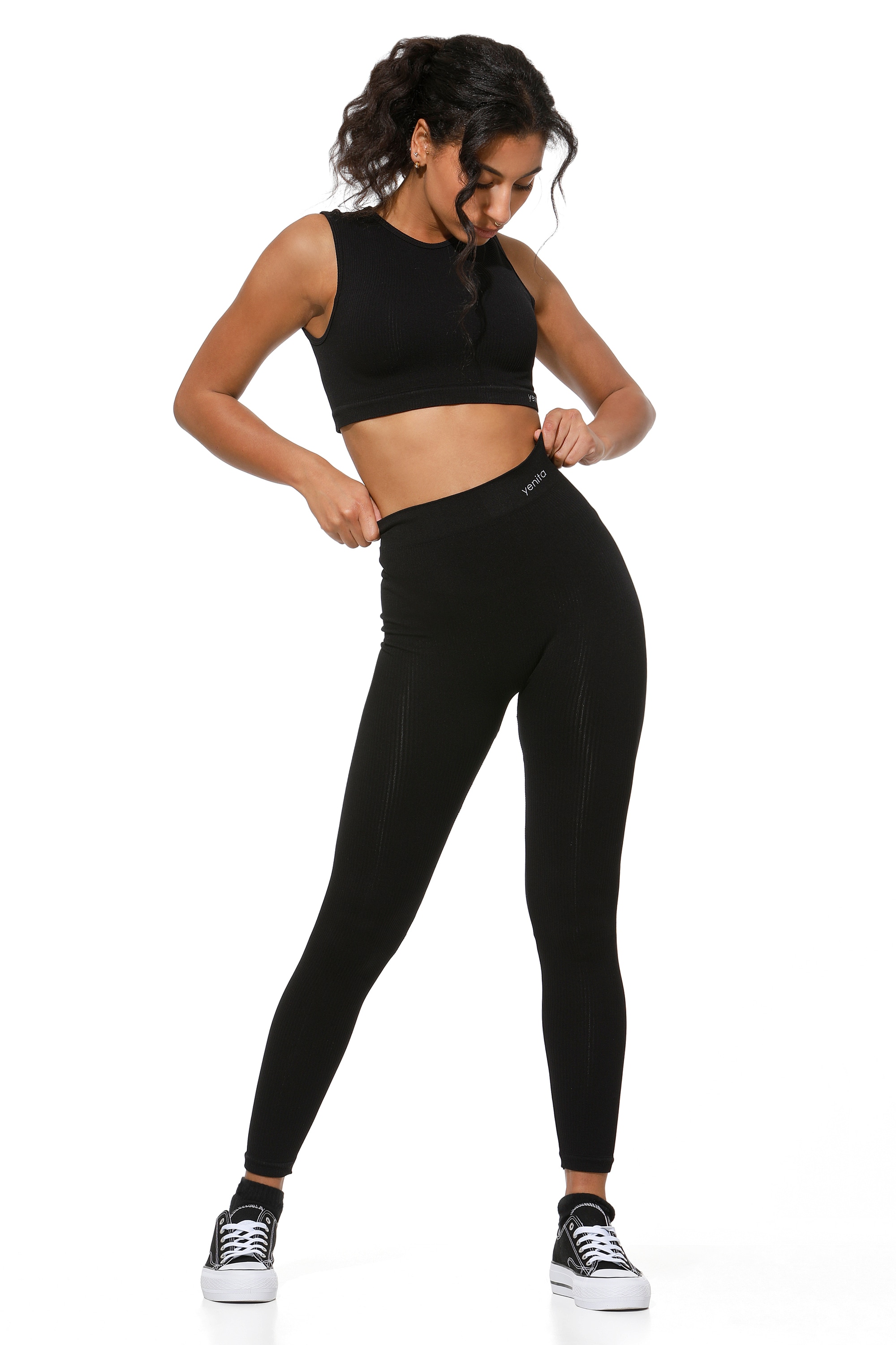 Yenita&reg; Leggings "Ribbed Collection" - Bild 1