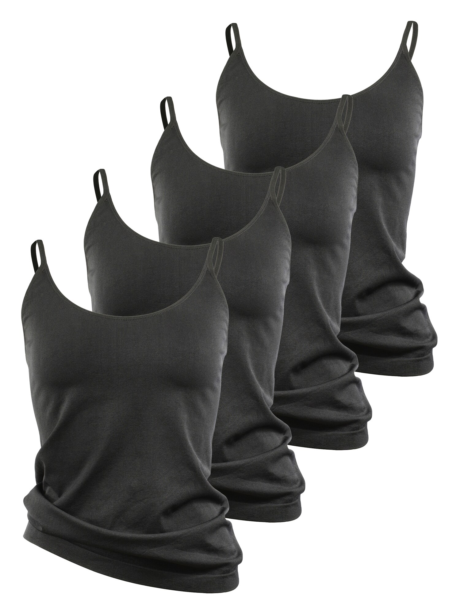 Yenita&reg; Spaghetti Top - Unterhemd 4er Set Tr&auml;ger Top - Bild 1