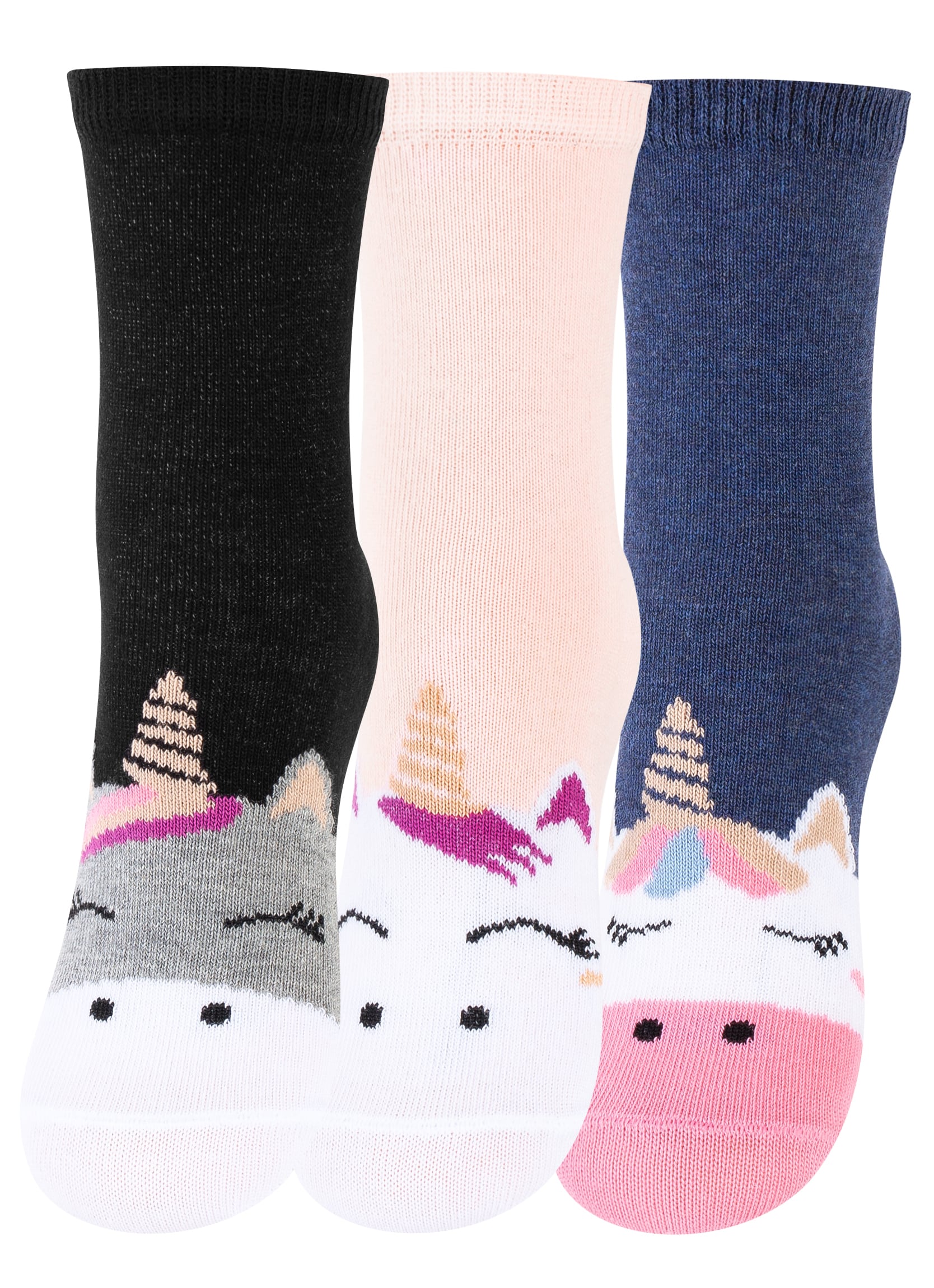 Cotton Prime&reg; 6 Paar Kinder Socken - Einhorn - Bild 1