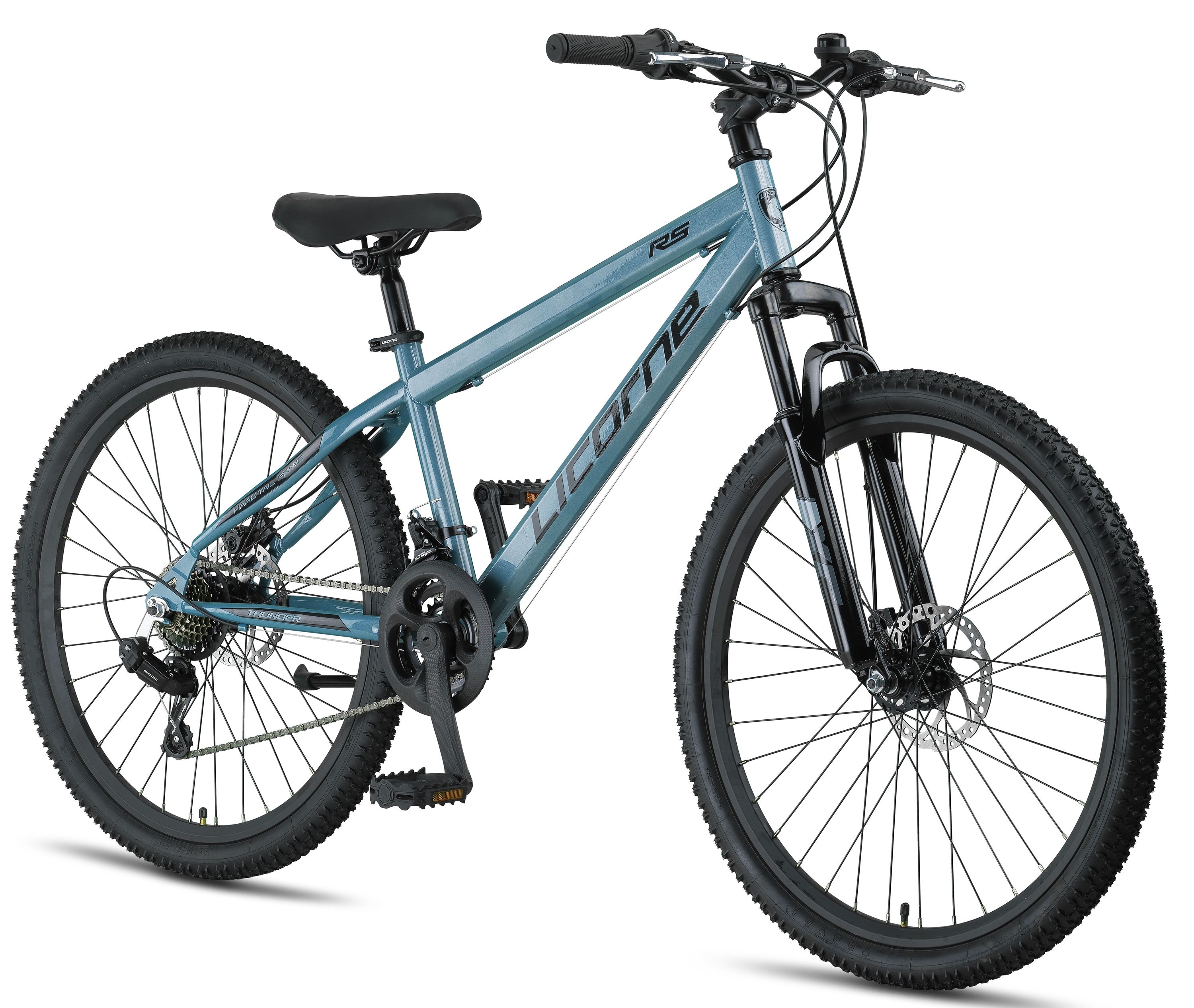 Licorne Bike Thunder Premium Mountainbike in 20, 24, 26, 27.5 und 29 Zoll Fahrrad f&uuml;r M&auml;dchen Jungen Herren und Damen Discbremse Gr&ouml;&szlig;e:26 Zoll;Farbe:Aquamarine - Bild 1