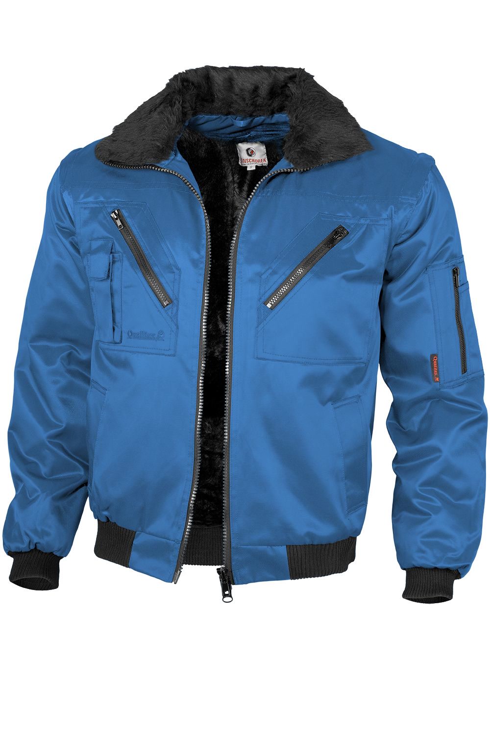 QUALITEX HIGH QUALITY WORKWEAR Pilotenjacke pilotenjacke royalblau Damen: 36 Herren: S - Bild 1