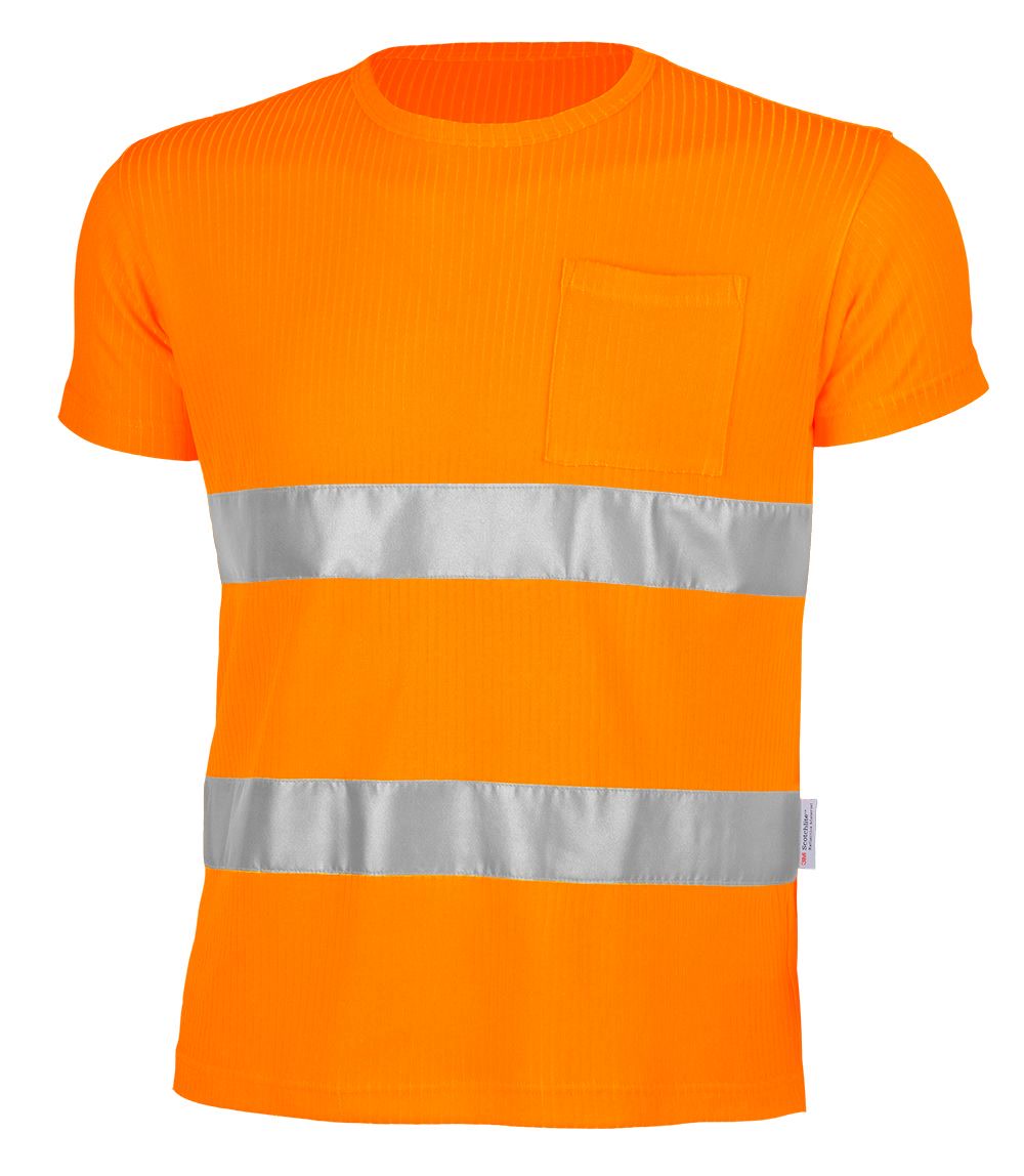 QUALITEX HIGH QUALITY WORKWEAR T-Shirt signal warnorange Damen: 36 Herren: S - Bild 1