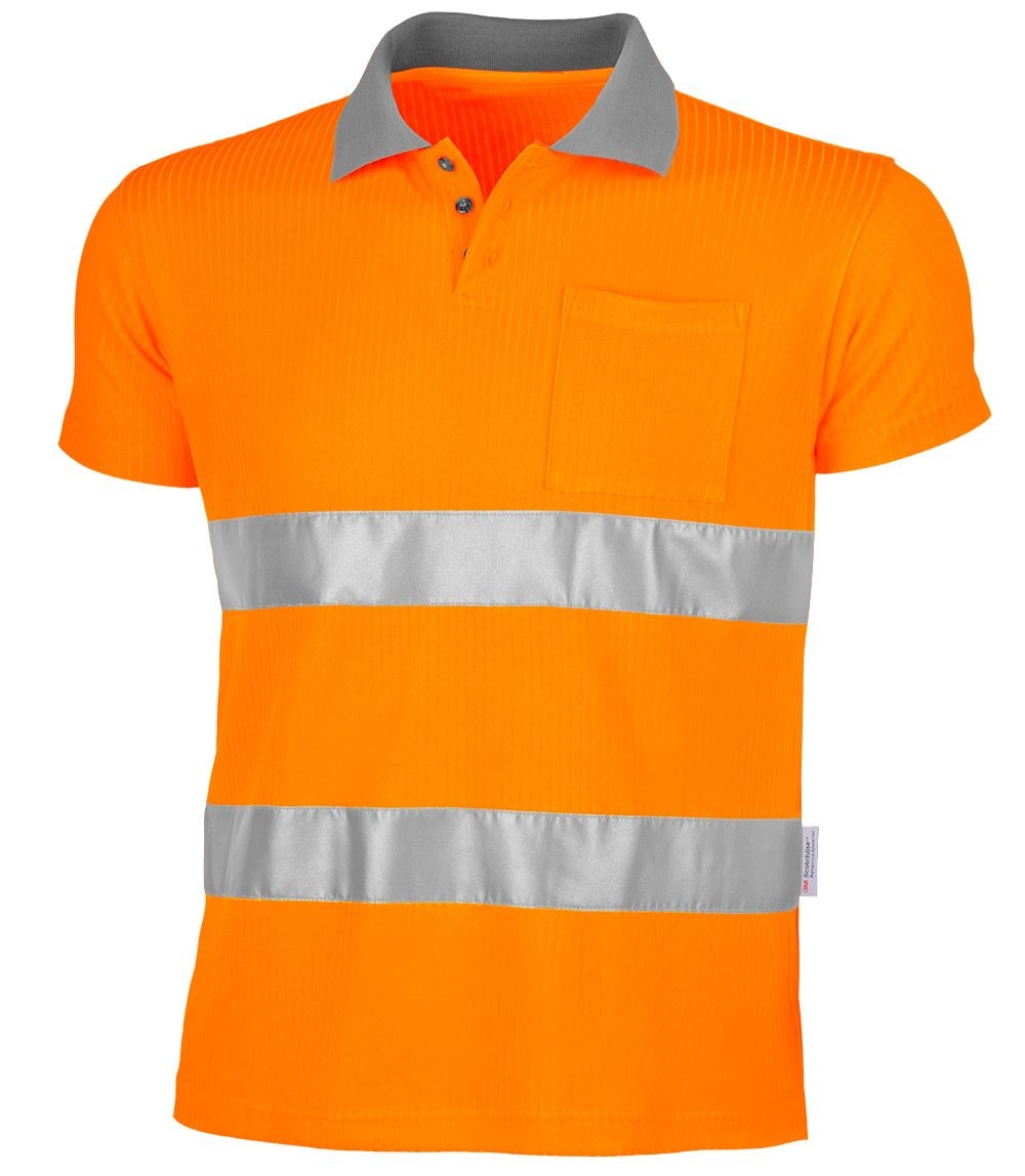 QUALITEX HIGH QUALITY WORKWEAR Polo-Shirt signal warnorange Damen: 36 Herren: S - Bild 1