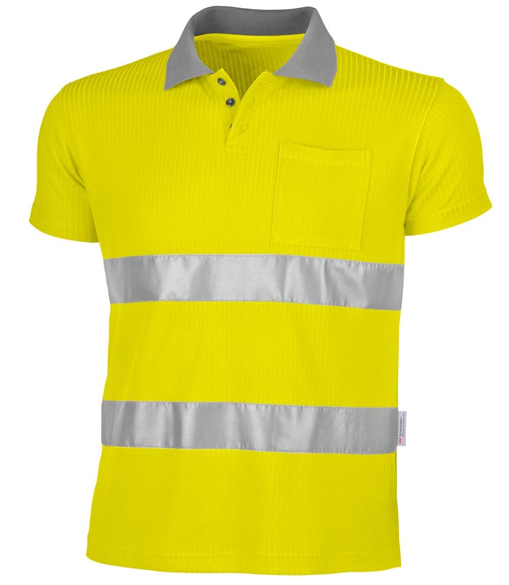 QUALITEX HIGH QUALITY WORKWEAR Polo-Shirt signal warngelb Damen: 40 Herren: M - Bild 1
