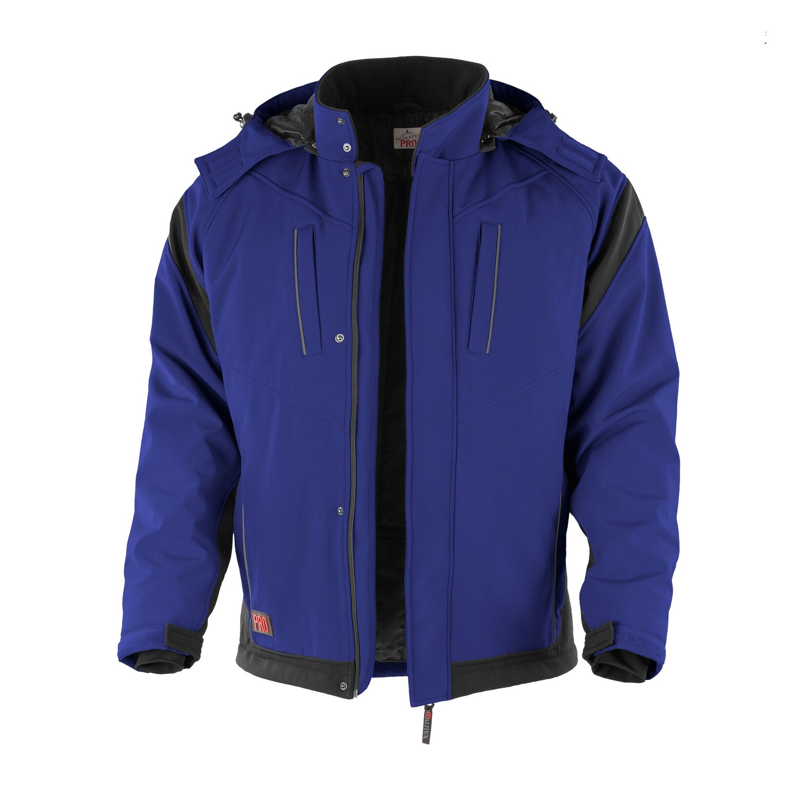 QUALITEX HIGH QUALITY WORKWEAR Softshelljacke PRO Winter kornblau/schwarz Damen: 64 Herren: 5XL