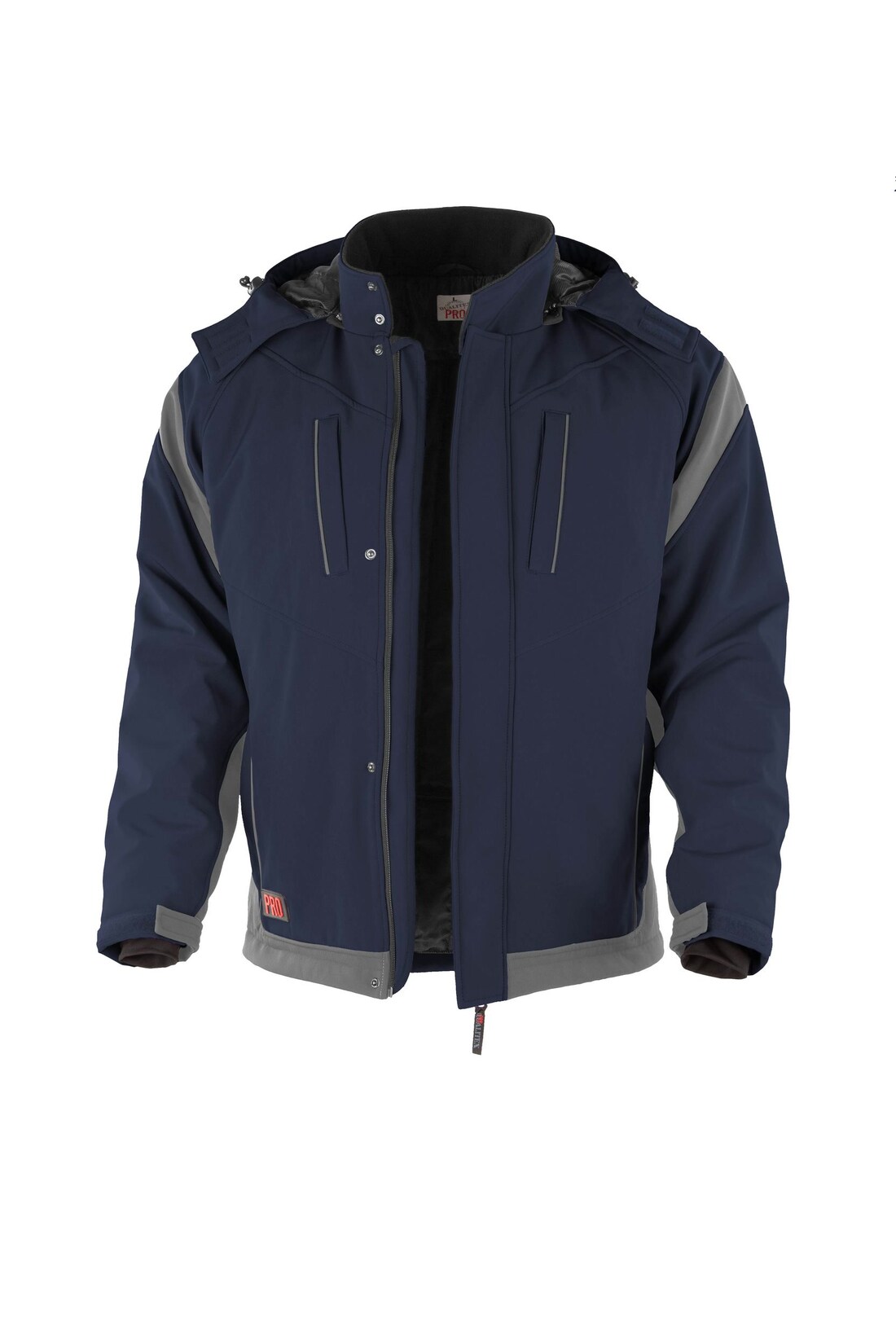 QUALITEX HIGH QUALITY WORKWEAR Softshelljacke PRO Winter marine/grau Damen: 32 Herren: XS
