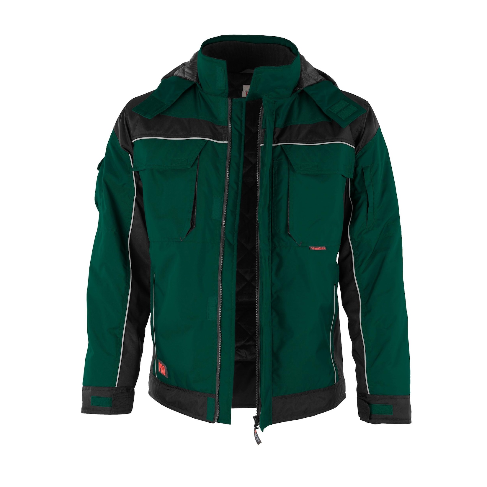 QUALITEX HIGH QUALITY WORKWEAR Winterjacke PRO Winter grün/schwarz Damen: 44 Herren: L