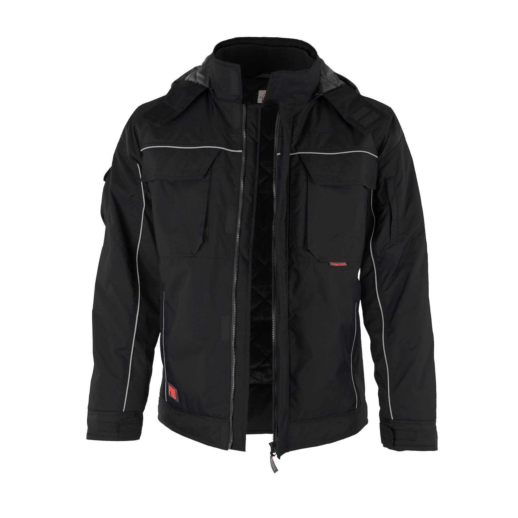 QUALITEX HIGH QUALITY WORKWEAR Winterjacke PRO Winter schwarz Damen: 44 Herren: L