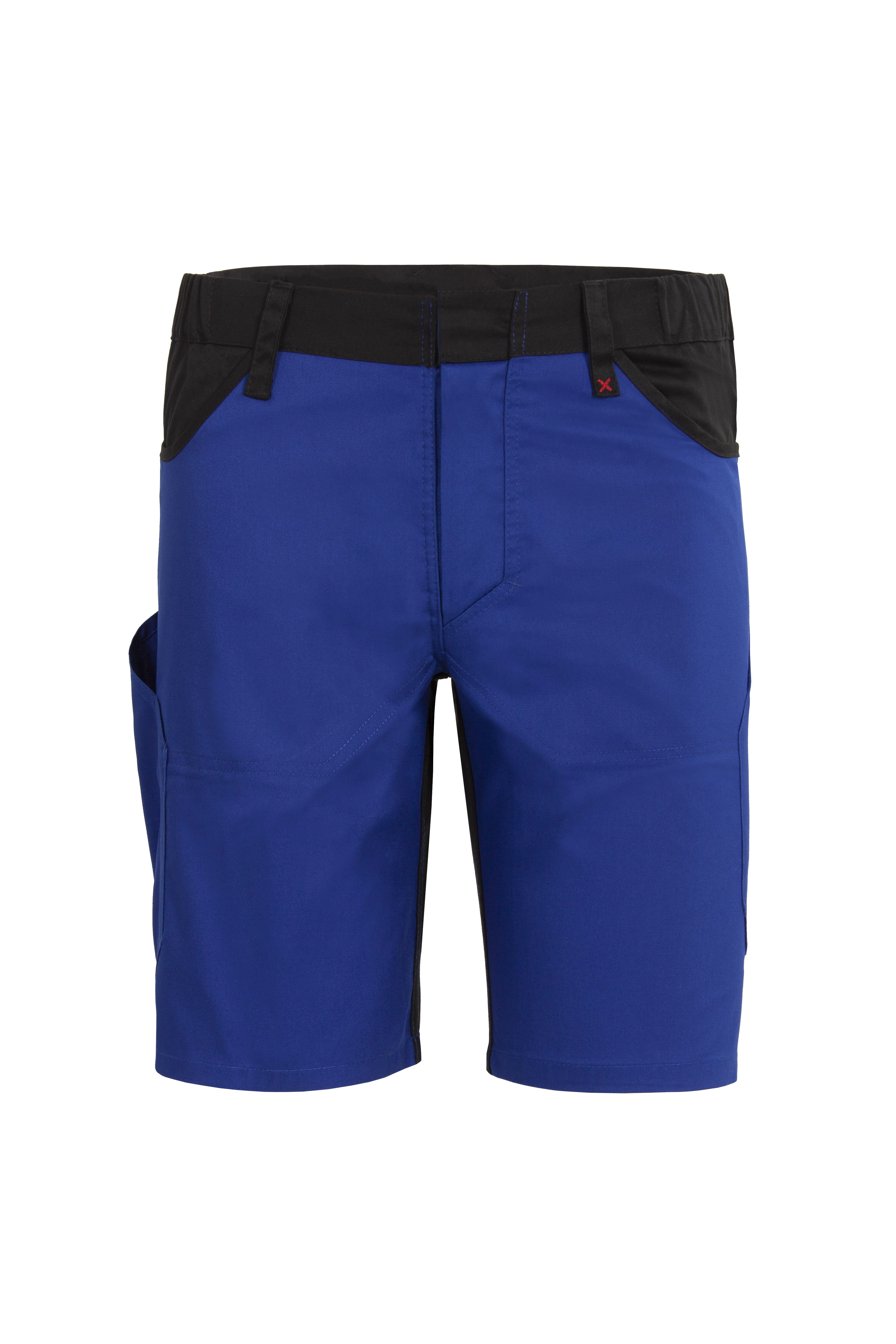 QUALITEX HIGH QUALITY WORKWEAR Shorts X-Serie kornblau/schwarz Damen: 36 Herren: 42 - Bild 1