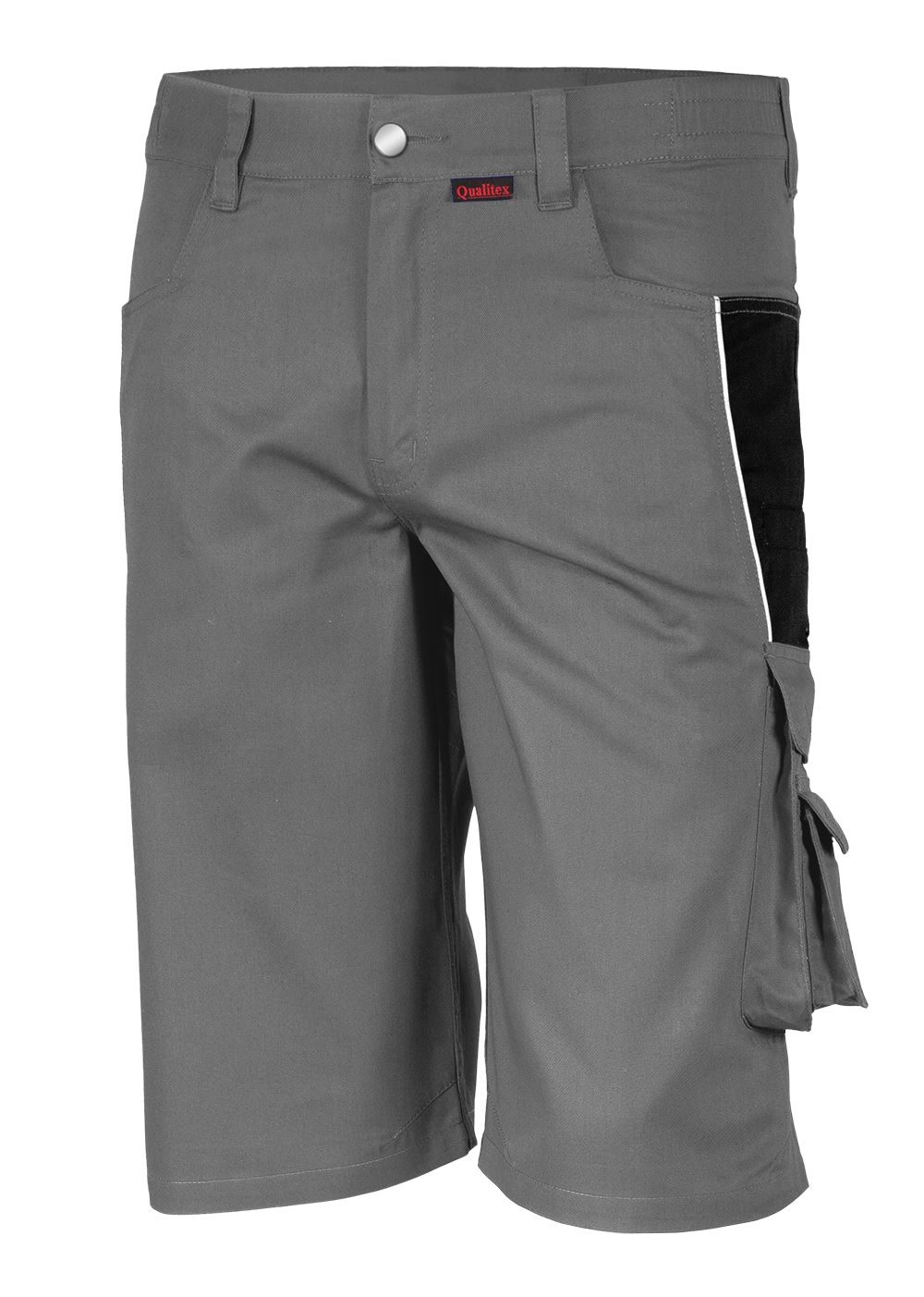 QUALITEX HIGH QUALITY WORKWEAR Shorts PRO grau/schwarz Damen: 50 Herren: 56