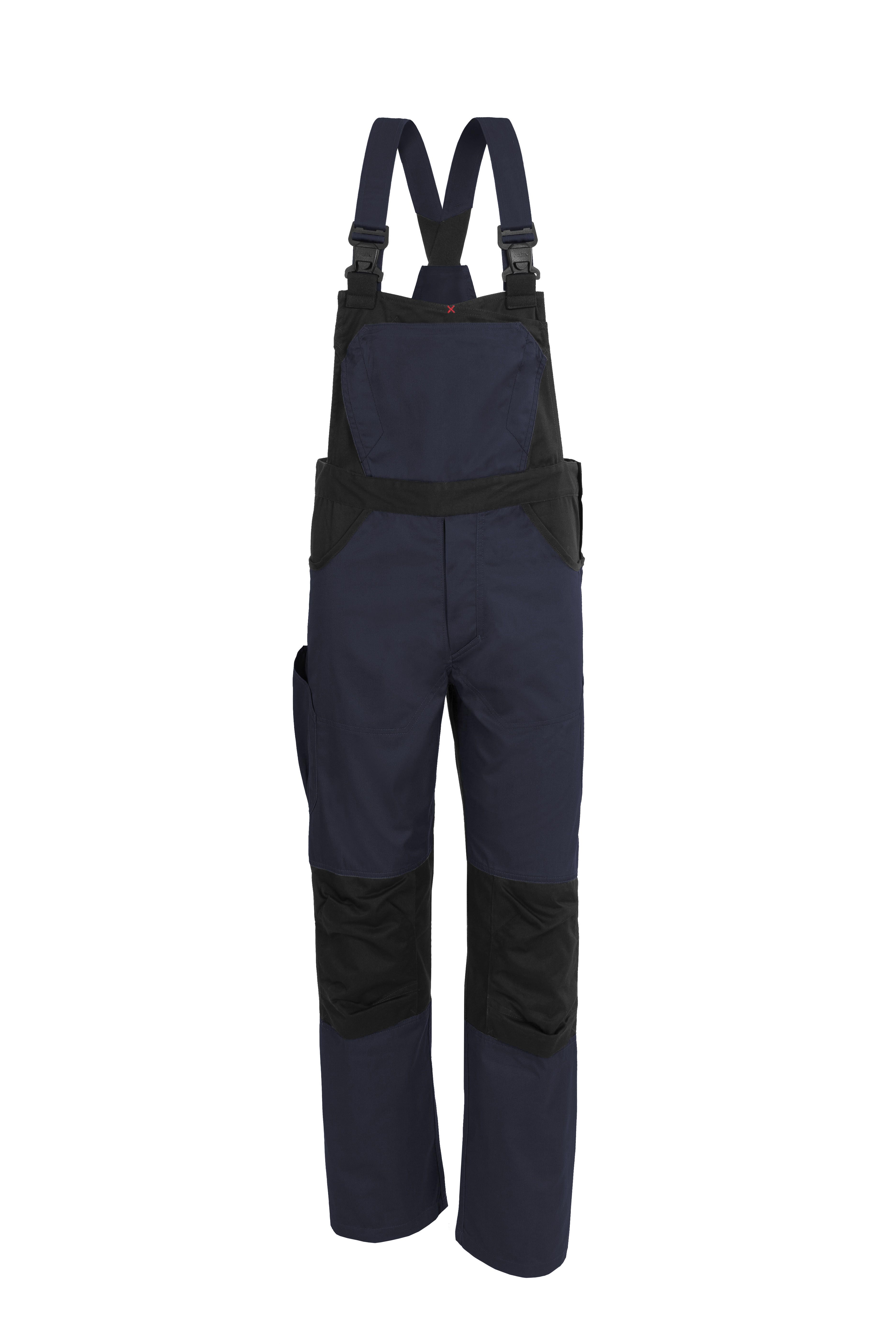 QUALITEX HIGH QUALITY WORKWEAR Latzhose X-Serie marine/schwarz Herren: 90 - Bild 1