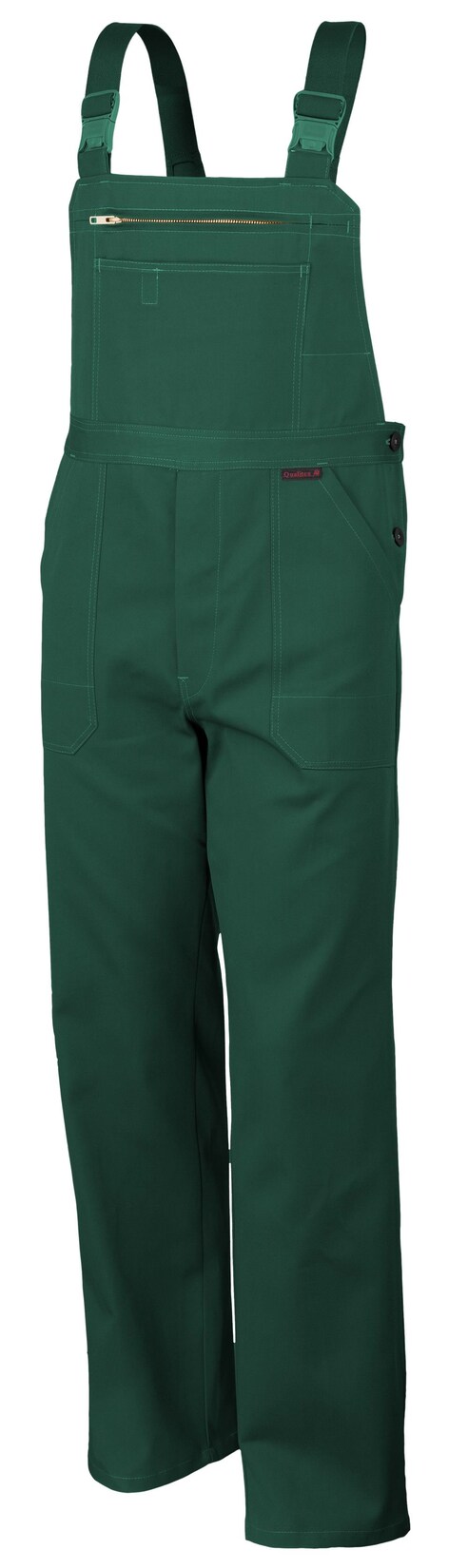 QUALITEX HIGH QUALITY WORKWEAR Latzhose favorit grün Damen: 42 Herren: 48