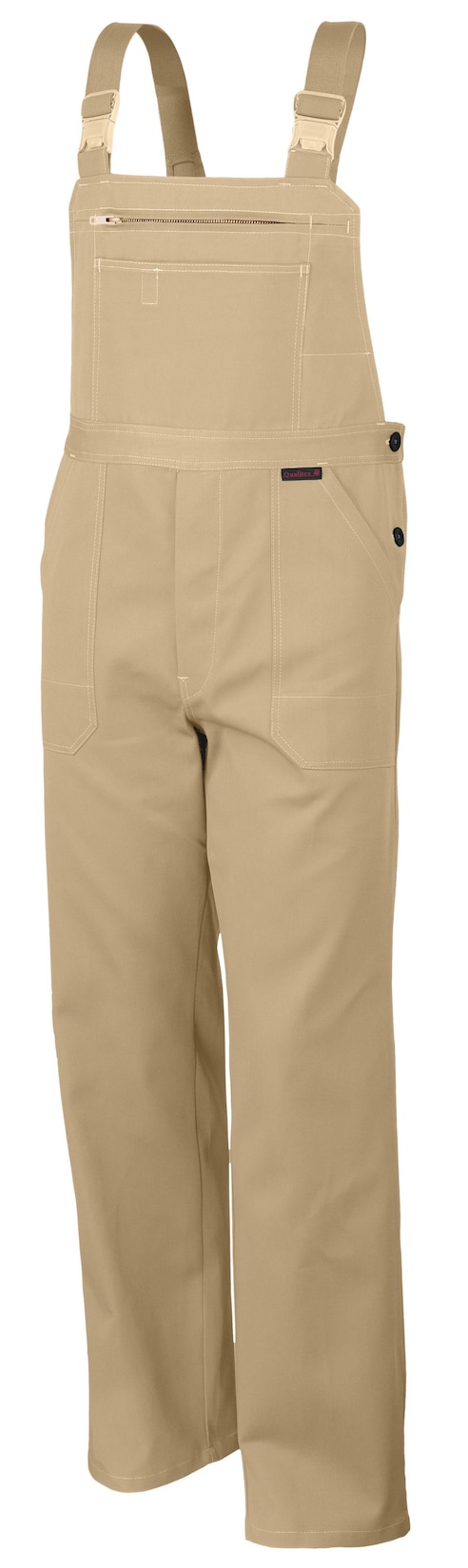 QUALITEX HIGH QUALITY WORKWEAR Latzhose favorit khaki Damen: 42 Herren: 48