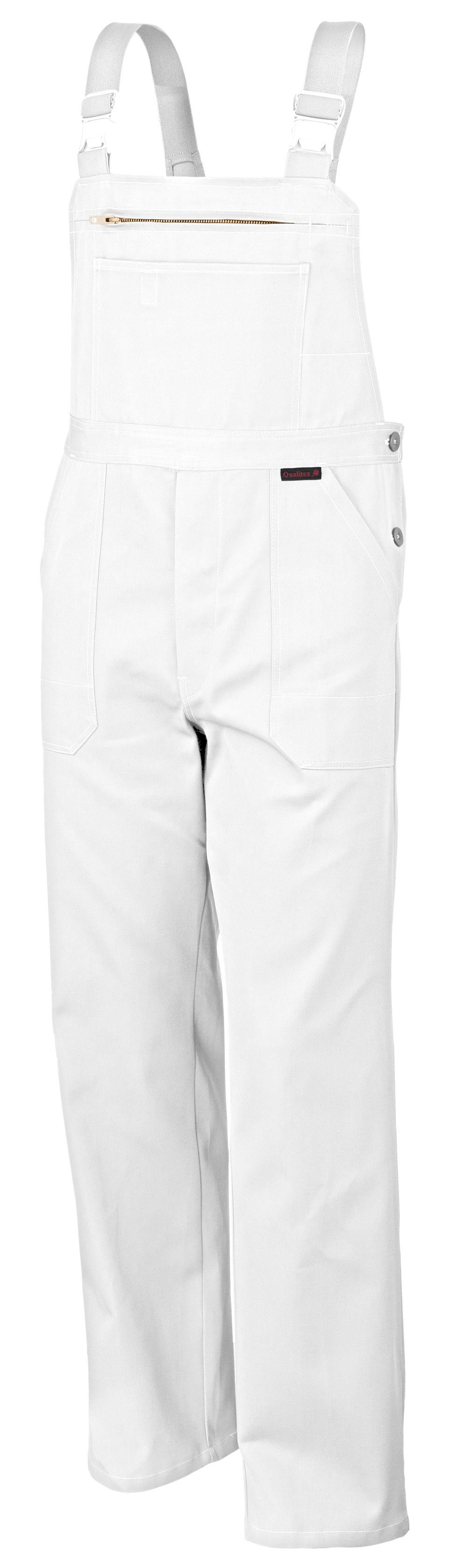 QUALITEX HIGH QUALITY WORKWEAR Latzhose favorit wei&szlig; Herren: 28 - Bild 1