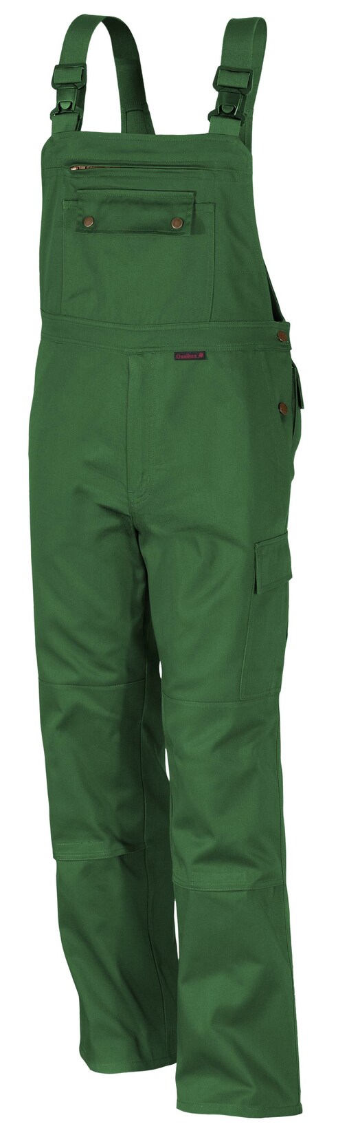 QUALITEX HIGH QUALITY WORKWEAR Latzhose comfort grün Herren: 28