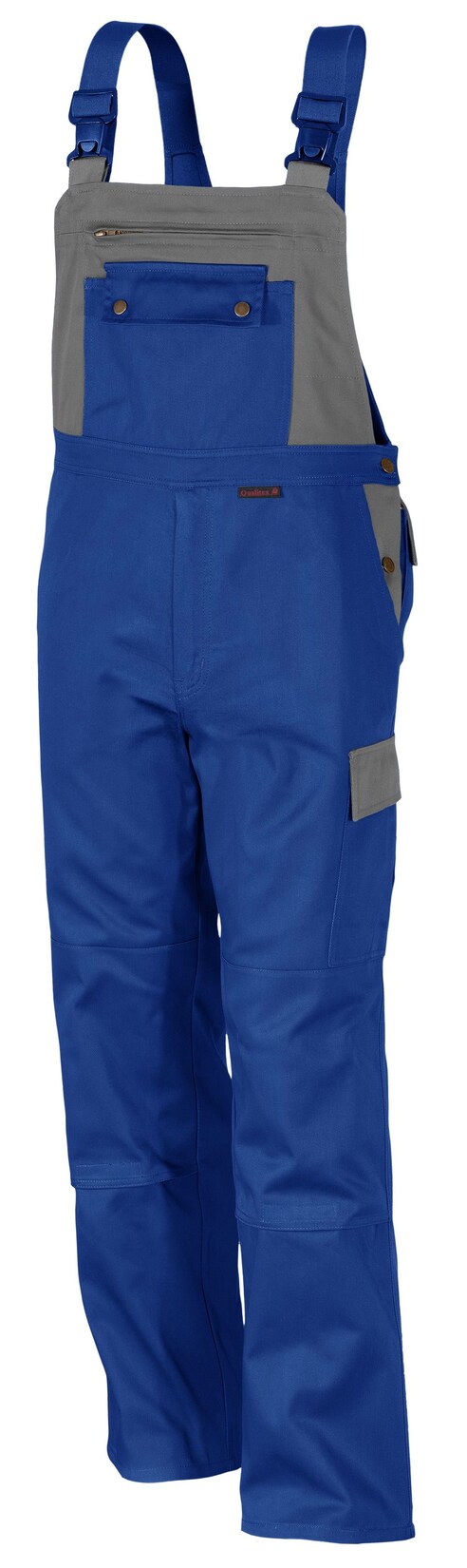 QUALITEX HIGH QUALITY WORKWEAR Latzhose image kornblau/hellgrau Herren: 102