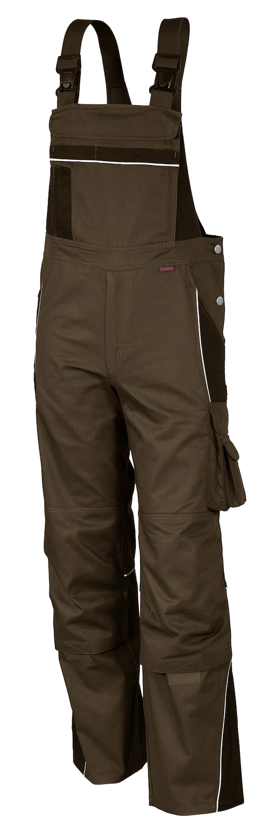 QUALITEX HIGH QUALITY WORKWEAR Latzhose PRO haselnuss/kastanie Herren: 90