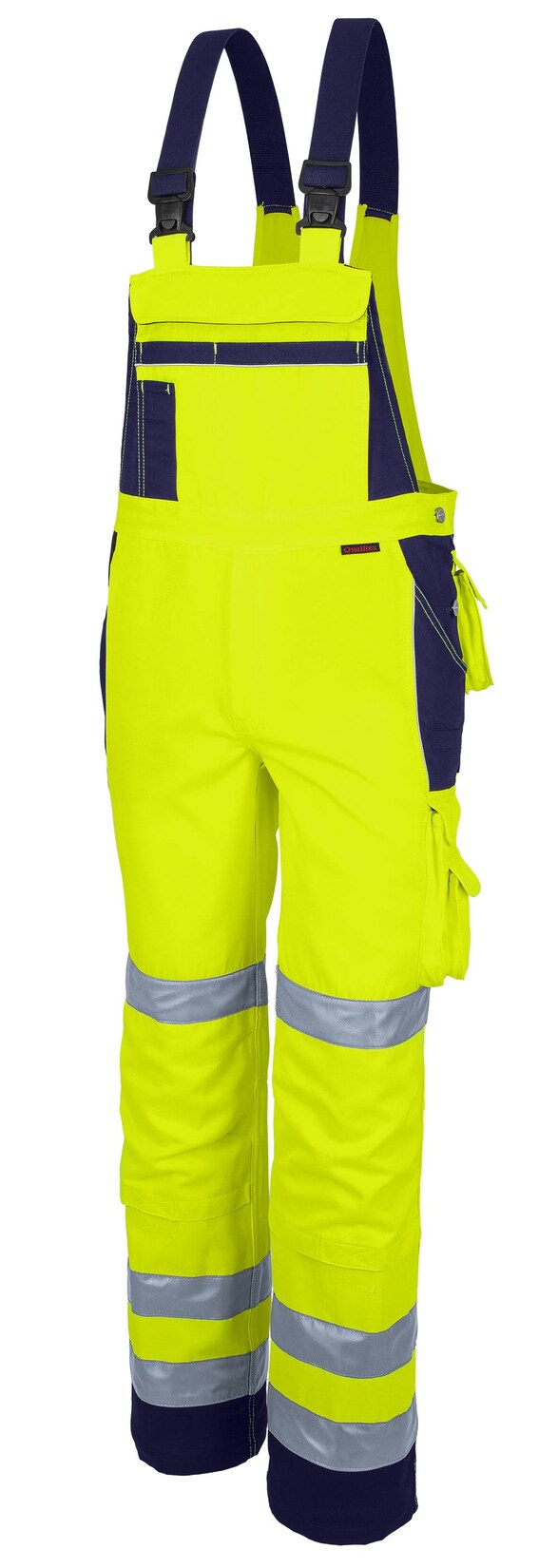 QUALITEX HIGH QUALITY WORKWEAR Latzhose PRO WS warngelb/marine Herren: 102