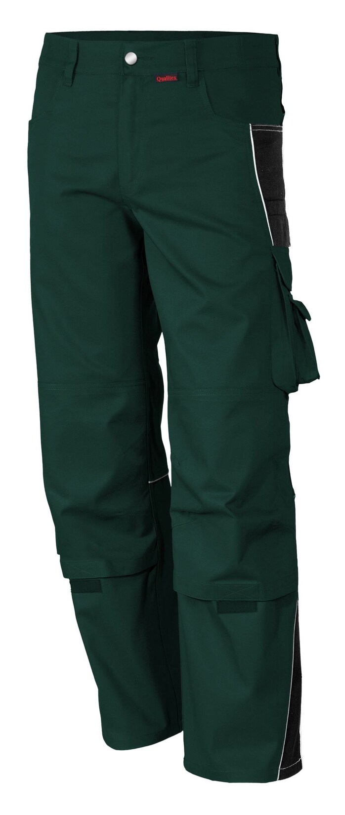 QUALITEX HIGH QUALITY WORKWEAR Bundhose PRO grün/schwarz Damen: 36 Herren: 42