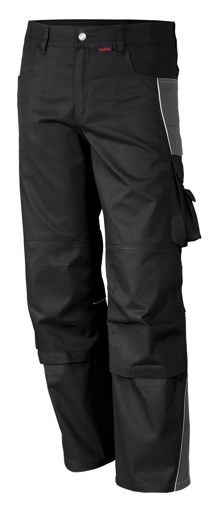 QUALITEX HIGH QUALITY WORKWEAR Bundhose PRO schwarz/grau Damen: 36 Herren: 42