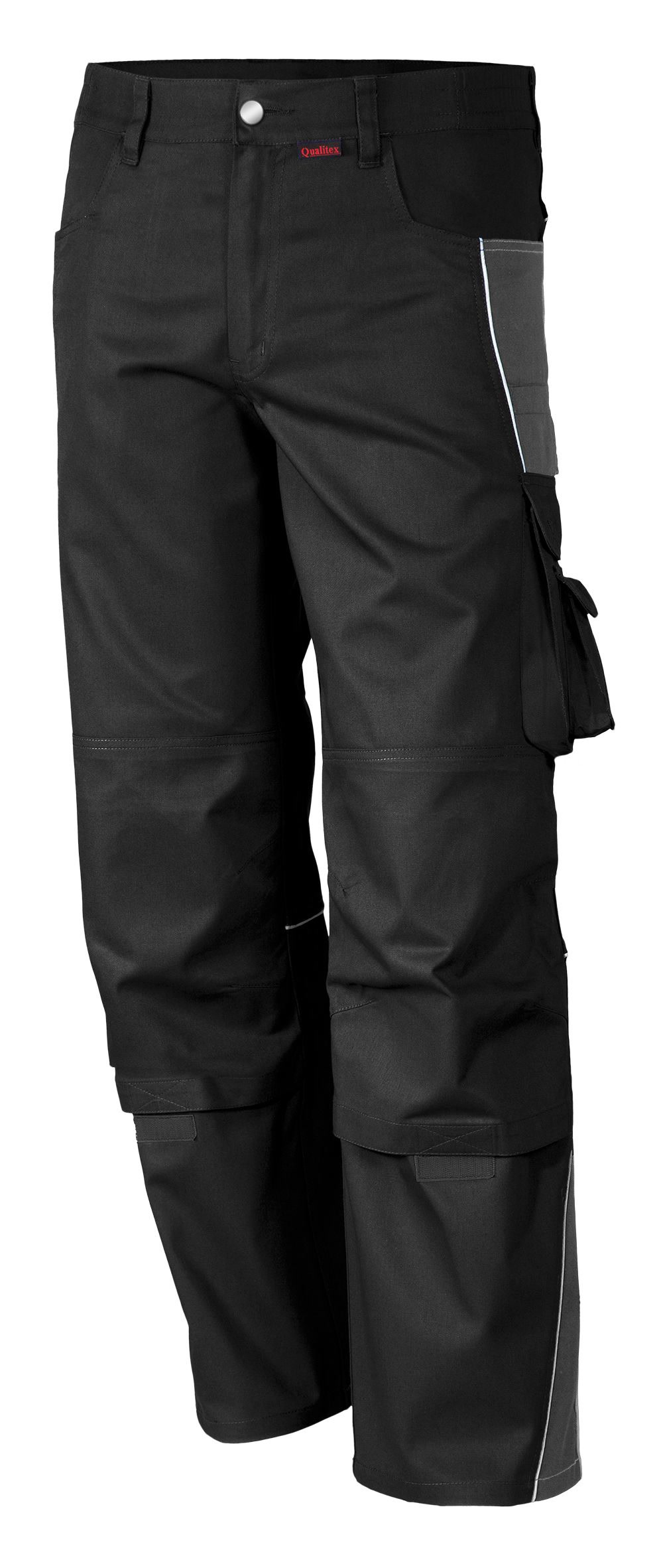 QUALITEX HIGH QUALITY WORKWEAR Bundhose PRO schwarz/grau Damen: 52 Herren: 58 - Bild 1