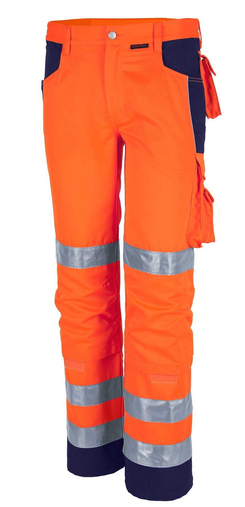 QUALITEX HIGH QUALITY WORKWEAR Bundhose PRO WS warnorange/marine Damen: 38 Herren: 44
