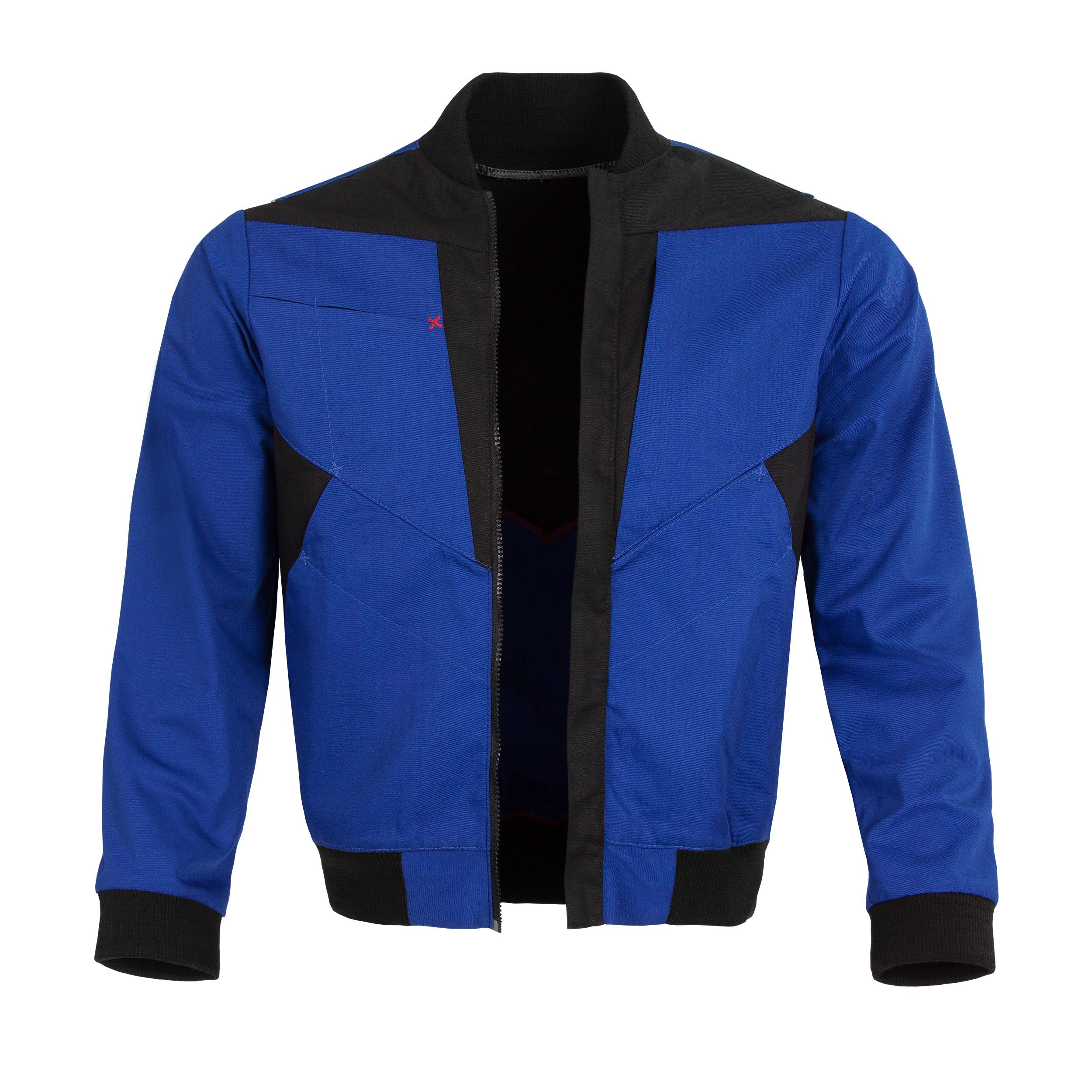 QUALITEX HIGH QUALITY WORKWEAR Blousonjacke X-Serie kornblau/schwarz Damen: 36 Herren: S - Bild 1
