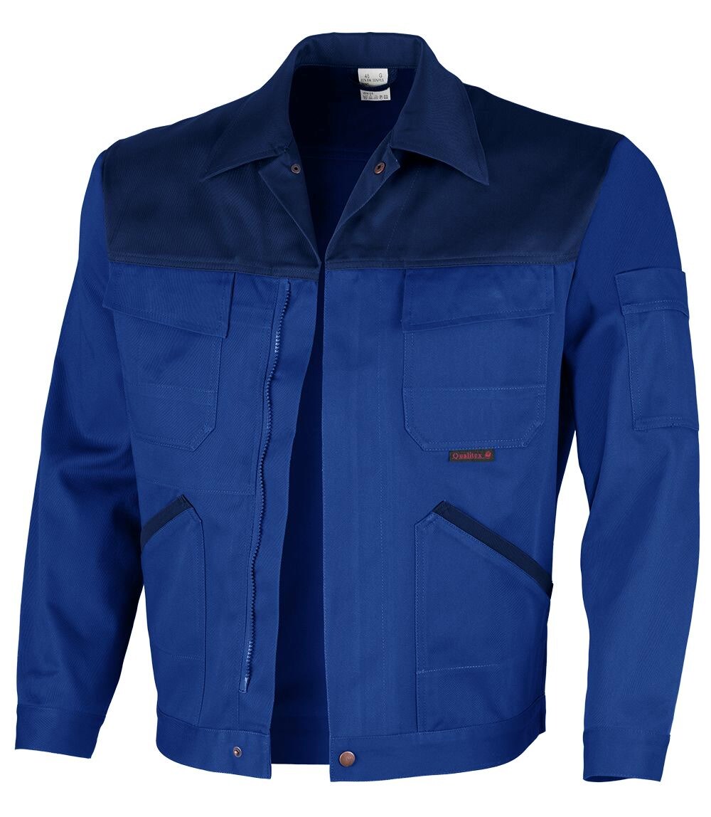 QUALITEX HIGH QUALITY WORKWEAR Bundjacke image kornblau/marine Herren: 110