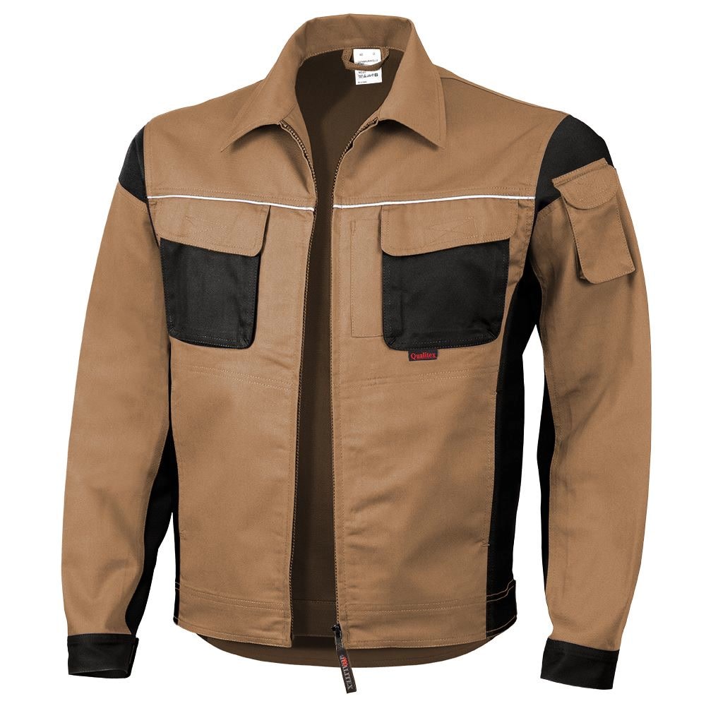 QUALITEX HIGH QUALITY WORKWEAR Bundjacke PRO khaki/schwarz Damen: 46 Herren: L
