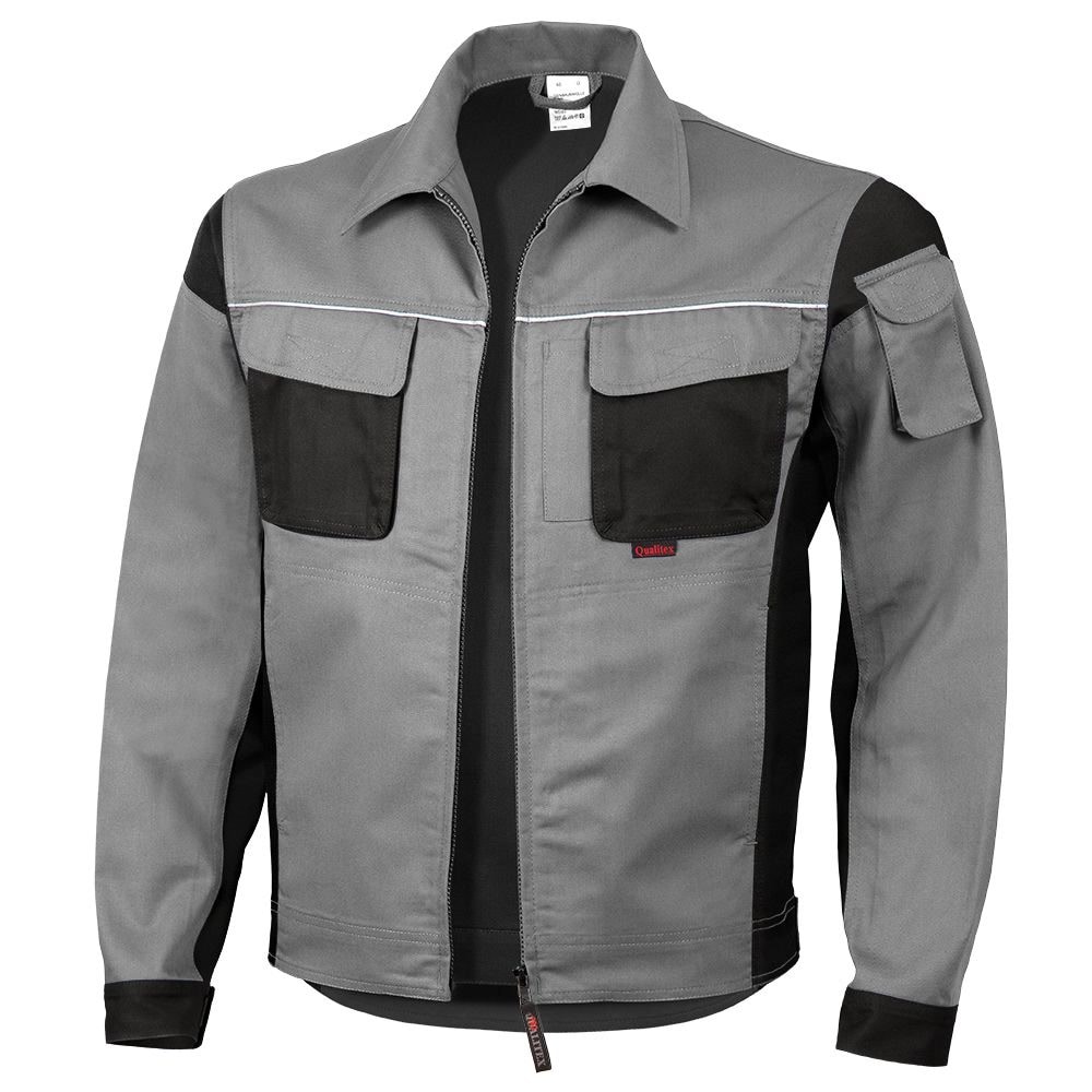QUALITEX HIGH QUALITY WORKWEAR Bundjacke PRO grau/schwarz Damen: 66 Herren: 5XL
