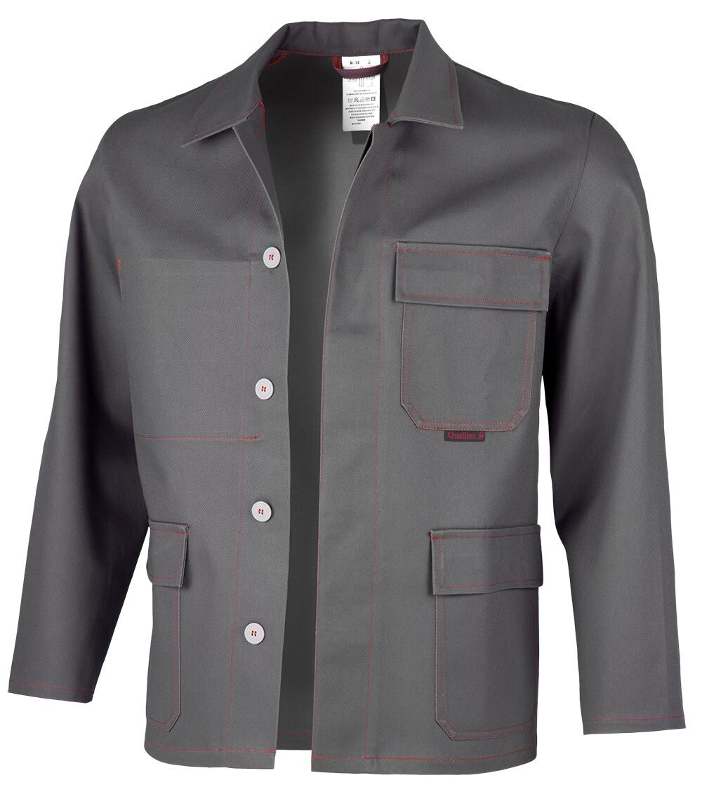 QUALITEX HIGH QUALITY WORKWEAR Langjacke robust dunkelgrau Damen: 56 Herren: 62