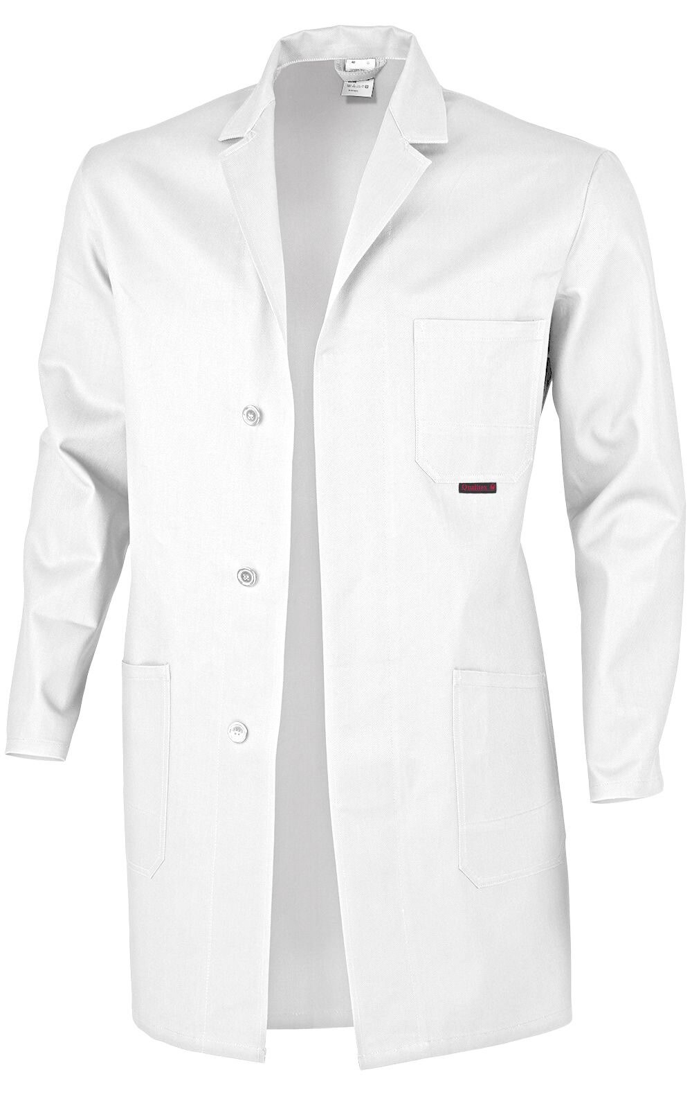 QUALITEX HIGH QUALITY WORKWEAR Berufsmantel classic weiß Herren: 98 | 04046987022983
