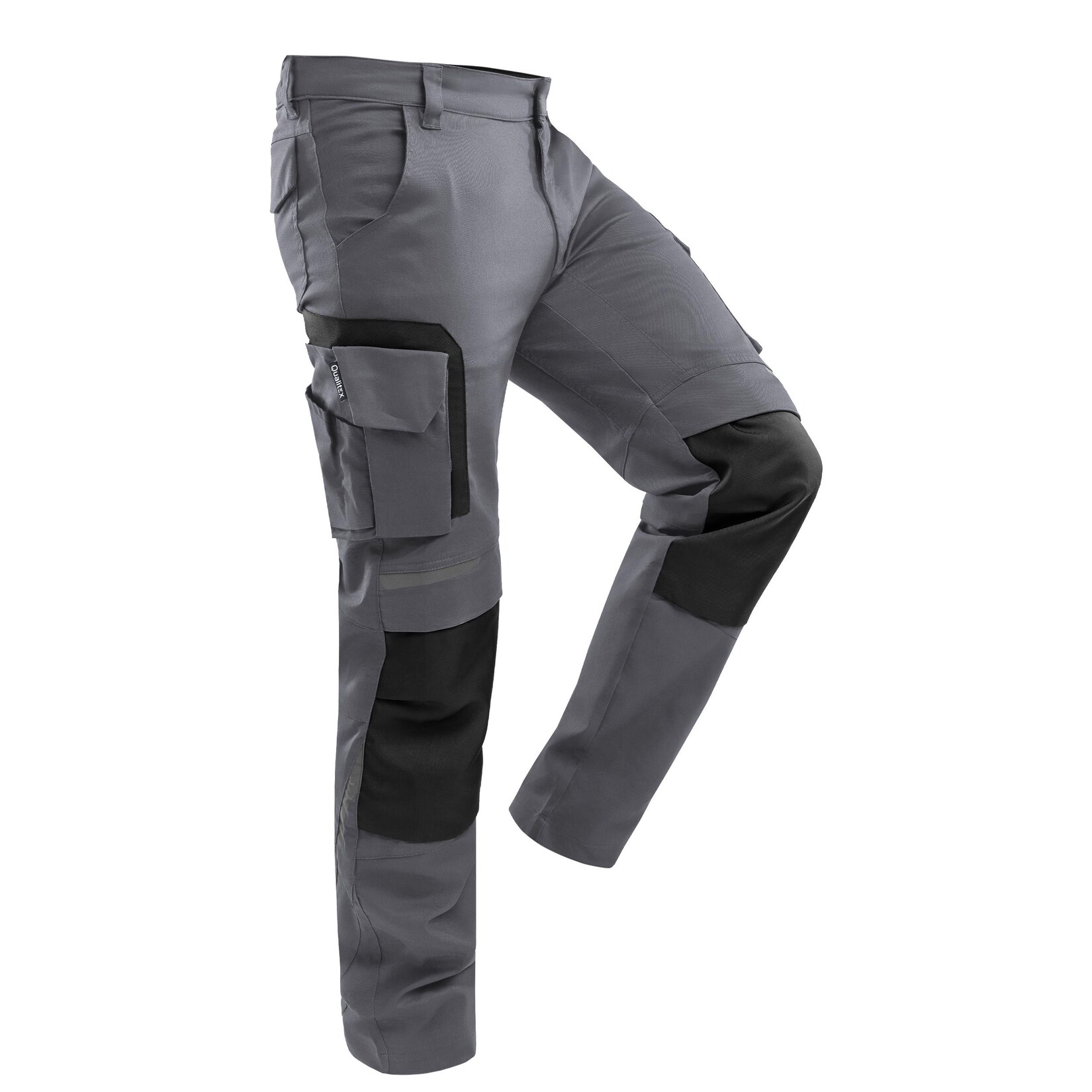 QUALITEX HIGH QUALITY WORKWEAR Bundhose PRO+ grau/schwarz Damen: 50 Herren: 56