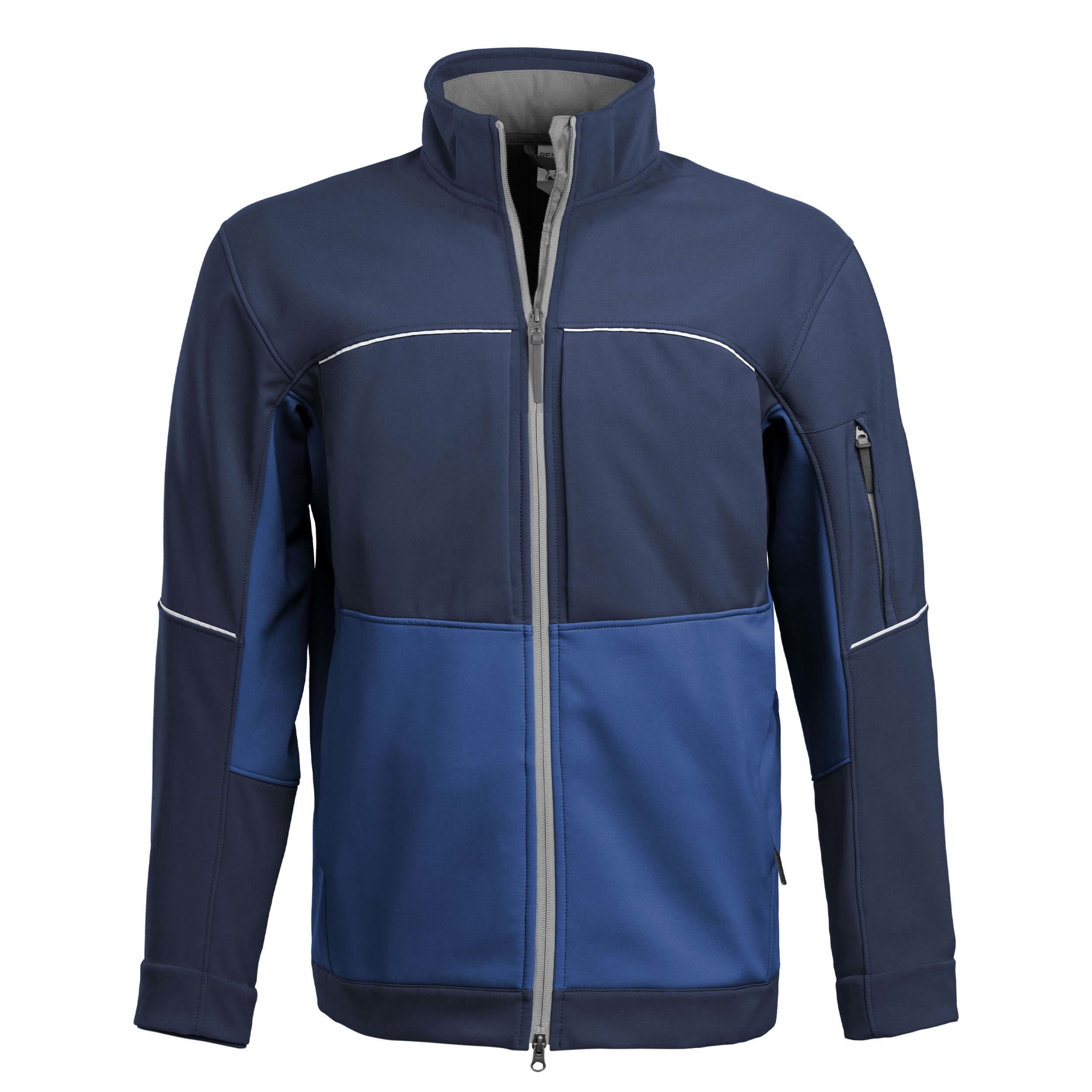 QUALITEX HIGH QUALITY WORKWEAR Softshelljacke RESIST marine/blau Herren: S - Bild 1